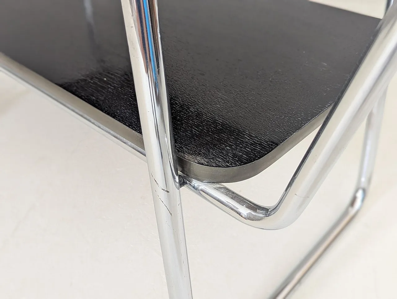 Bauhaus tubular steel serving cart by Robert Slezák, 1930s 13