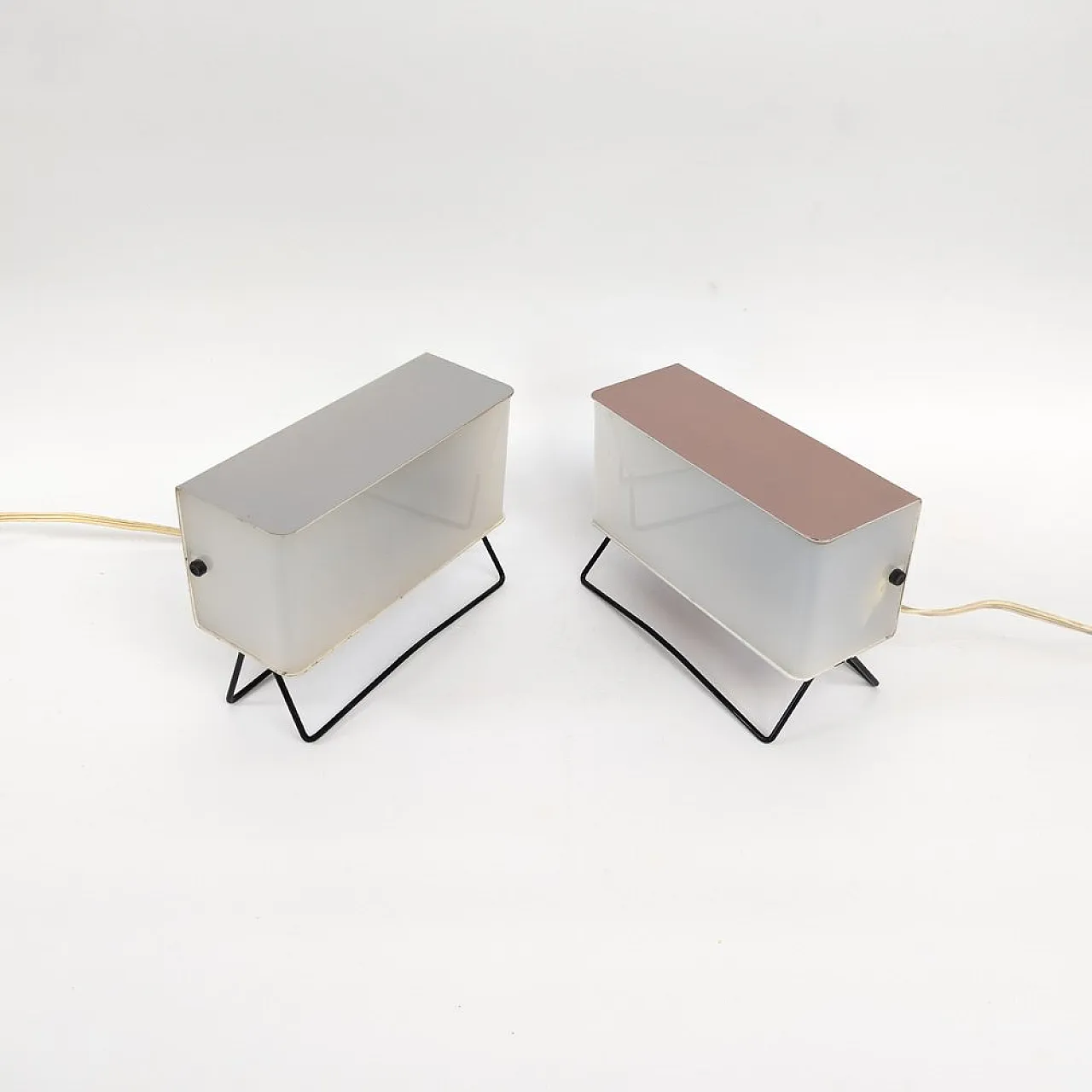 Pair of Mid-Century table lamps by Pokrok Žilina, 1960s 1