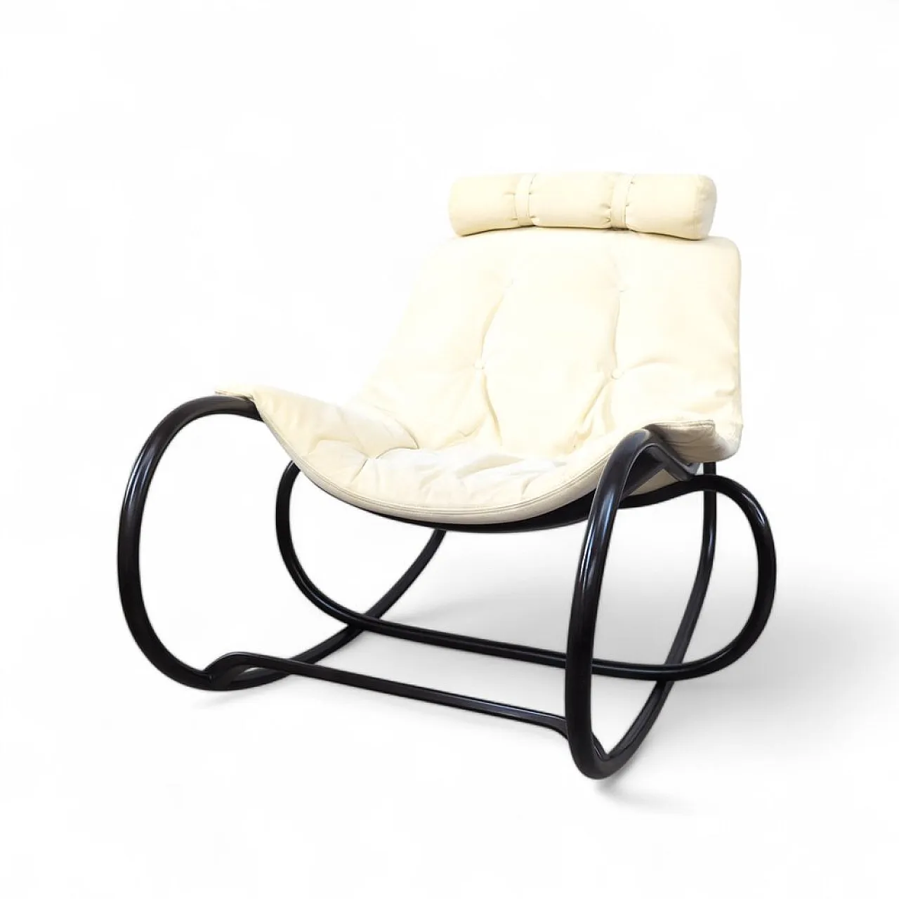 Wave rocking lounge chair by Michal Riabic for Ton, 2000s 19
