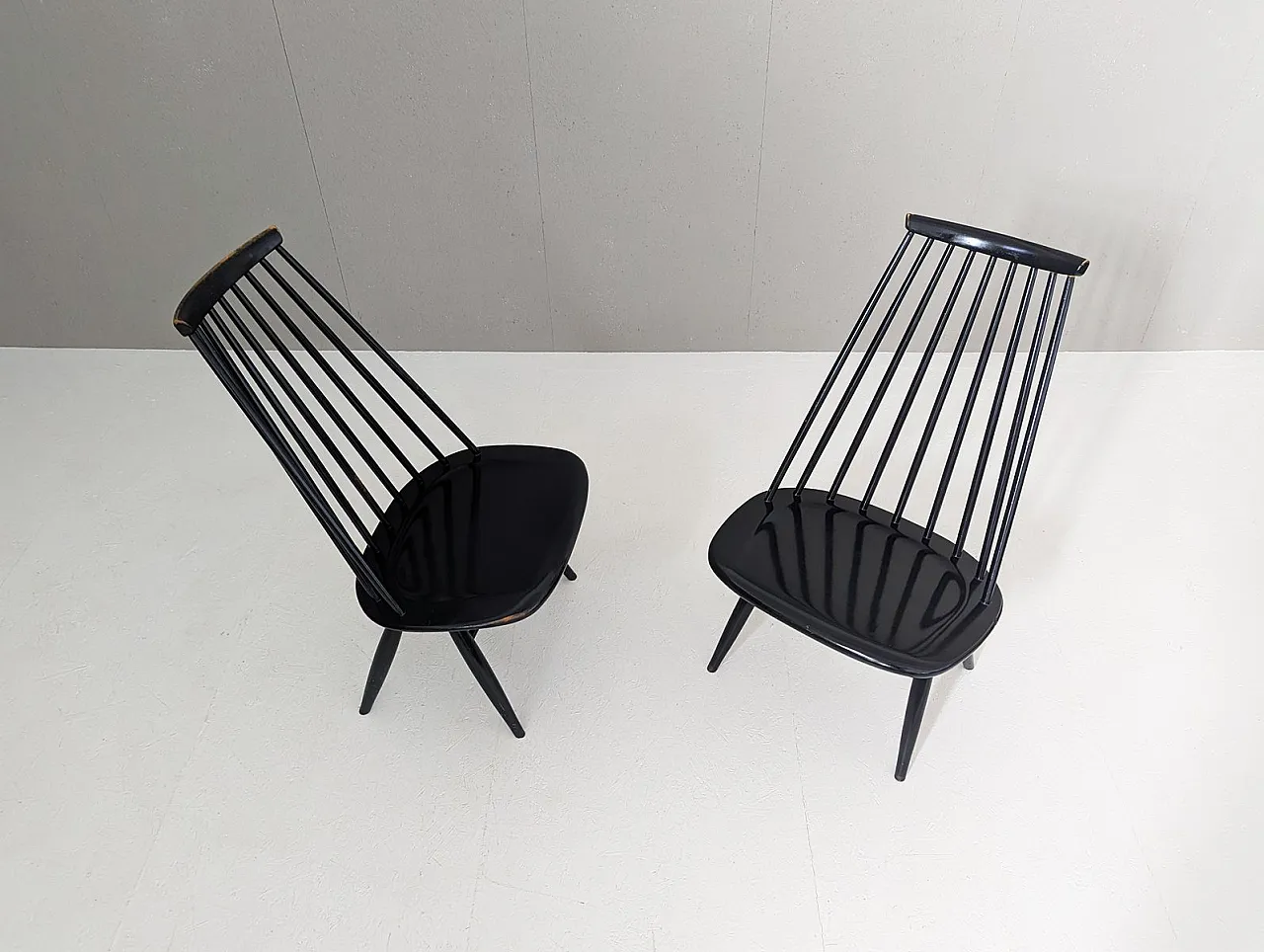 Coppia di poltrone Mademoiselle di I. Tapiovaara per Asko, anni '50 5