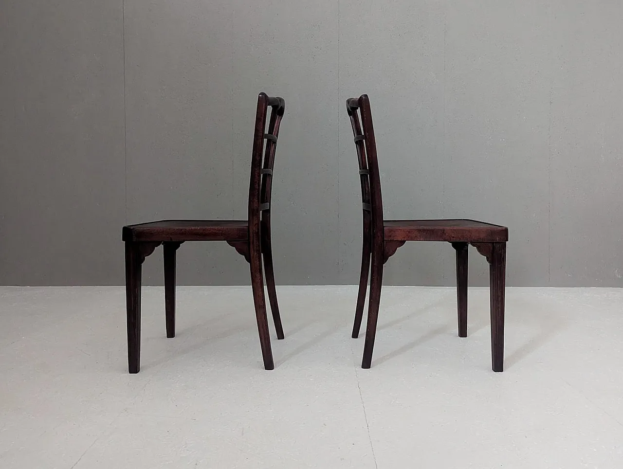 Coppa di sedie A562 di Gustav Siegel per Thonet, anni '30 4