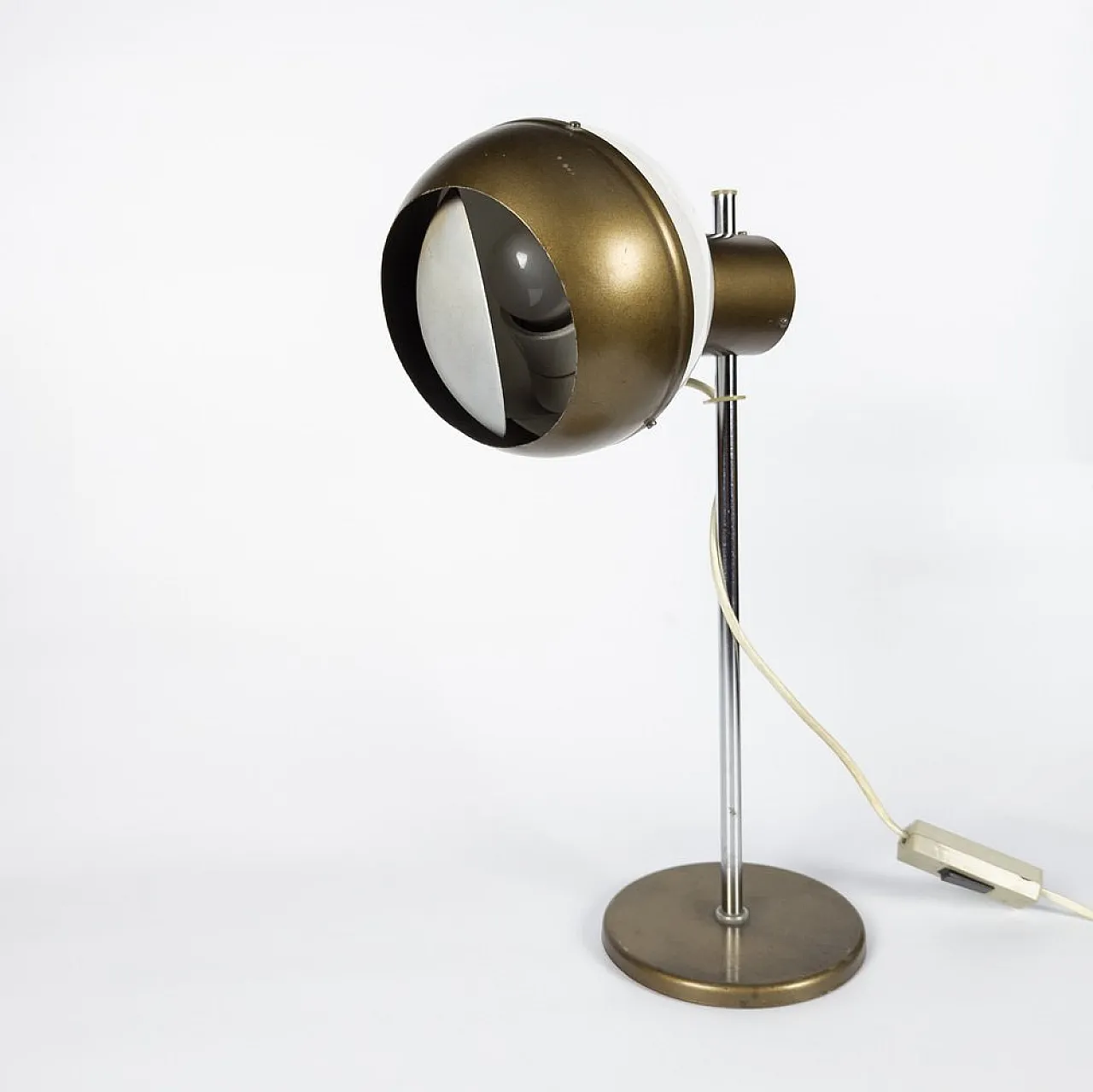 Lampada da tavolo Space Age regolabile di Drukov, anni '70 4
