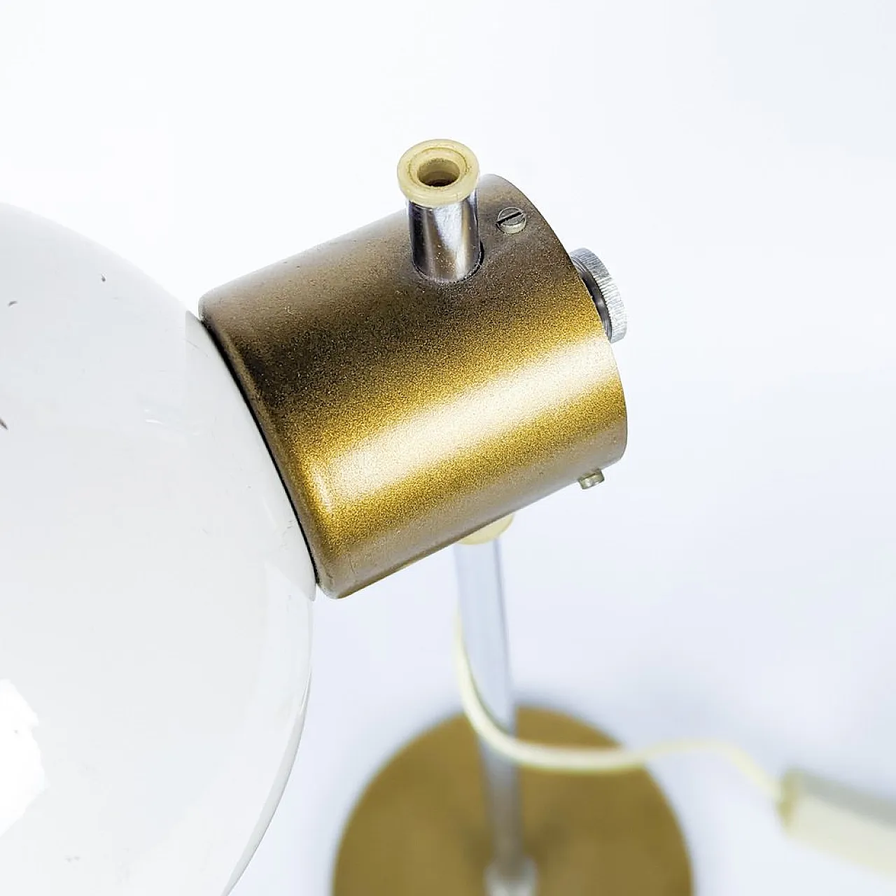Lampada da tavolo Space Age regolabile di Drukov, anni '70 5