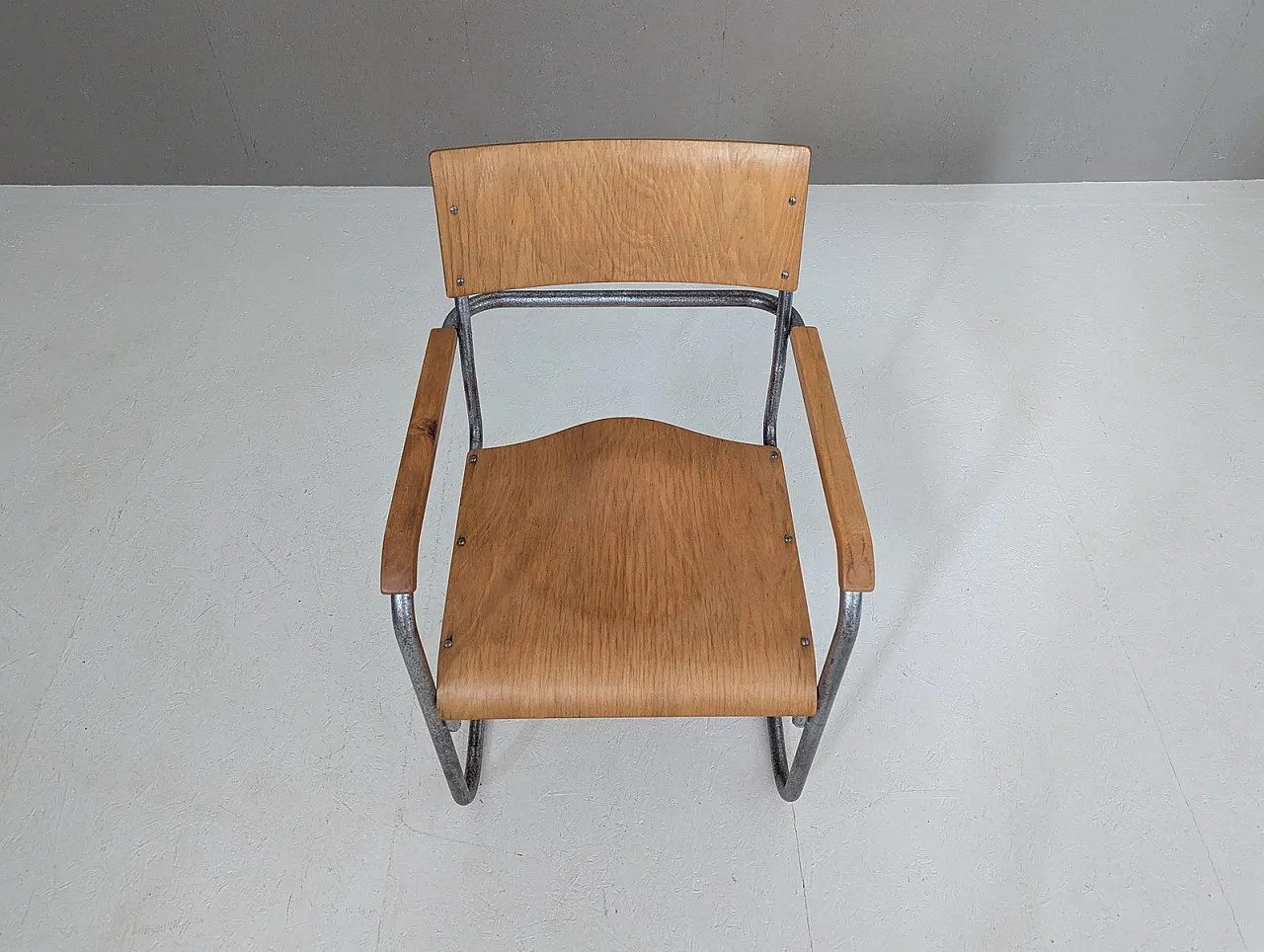 Pair of B 34 armchairs by Marcel Breuer for Samal & Co., 1930s 8