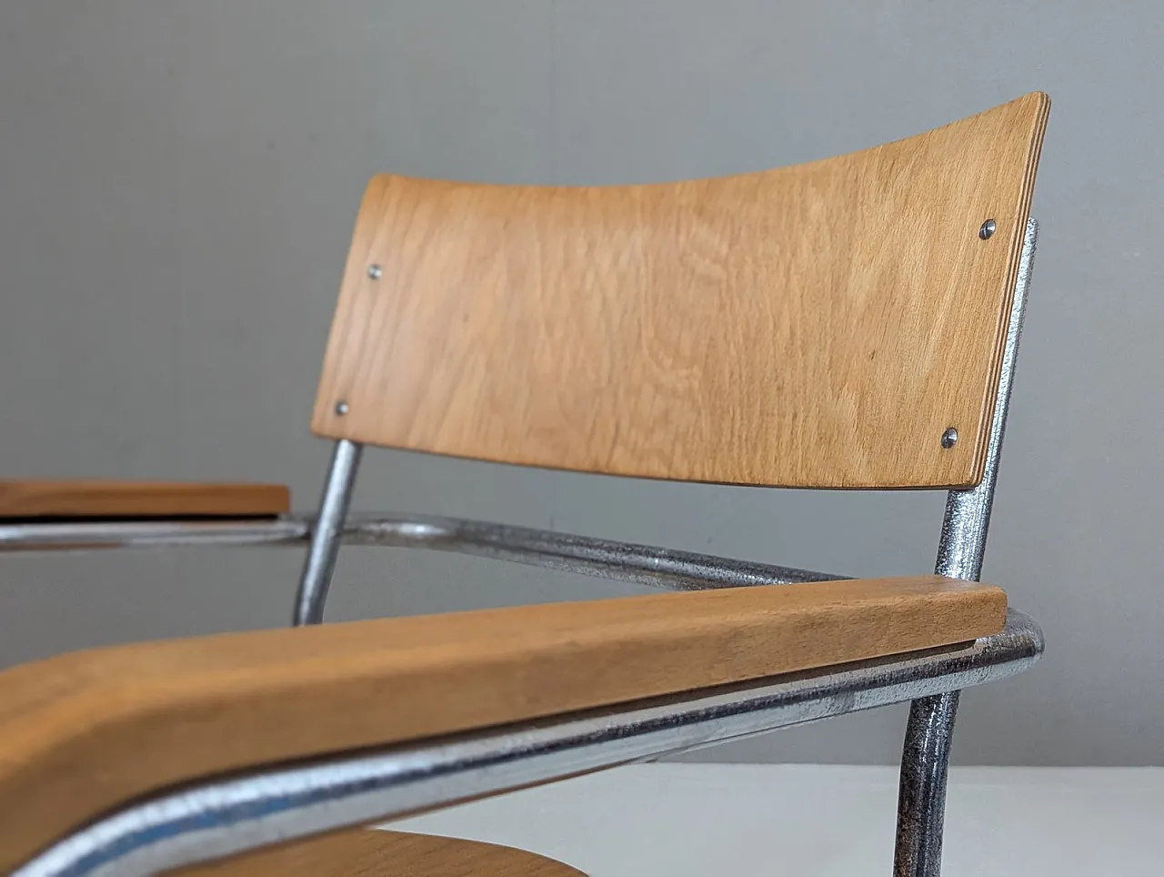 Pair of B 34 armchairs by Marcel Breuer for Samal & Co., 1930s 10