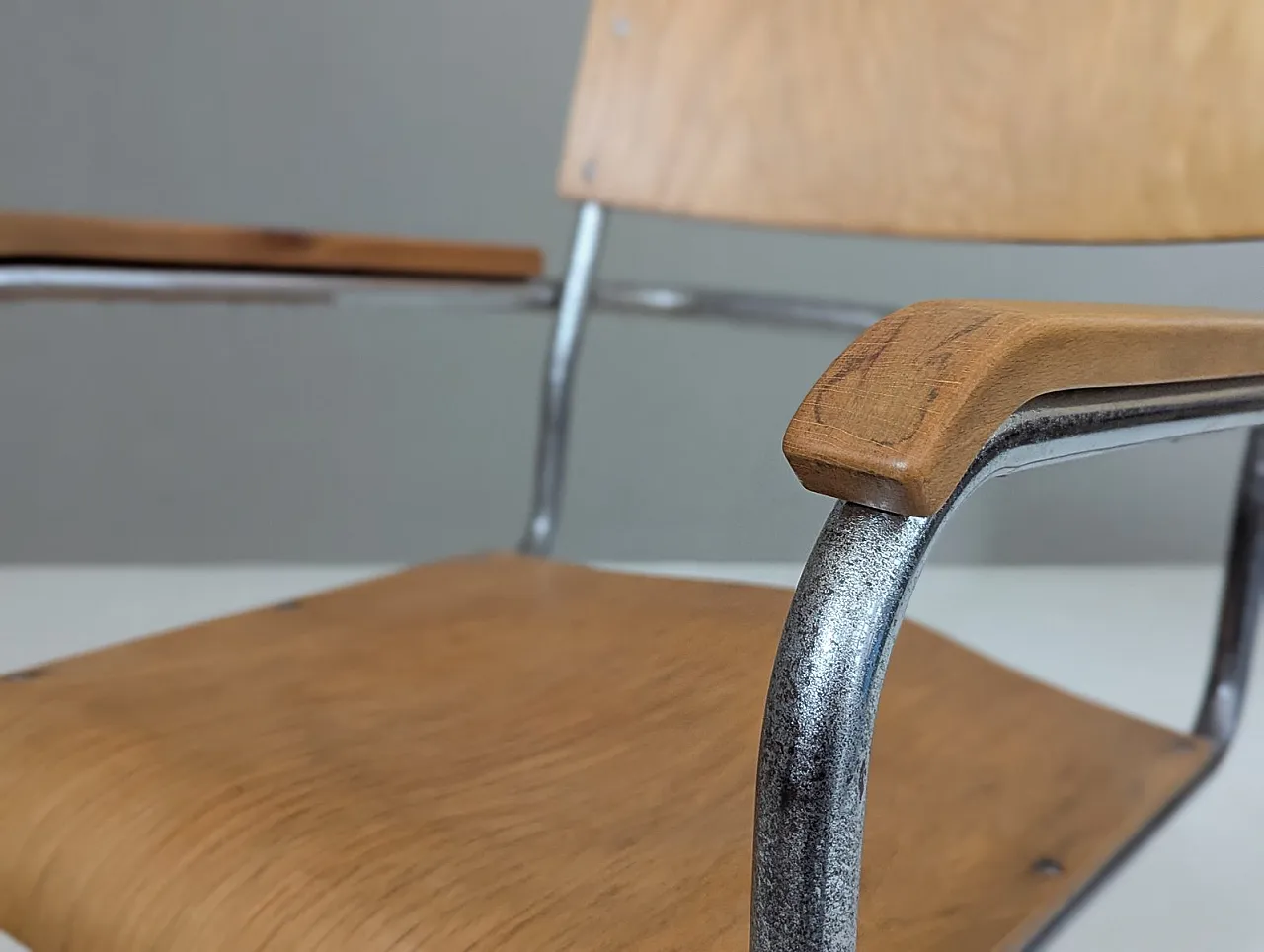 Pair of B 34 armchairs by Marcel Breuer for Samal & Co., 1930s 12