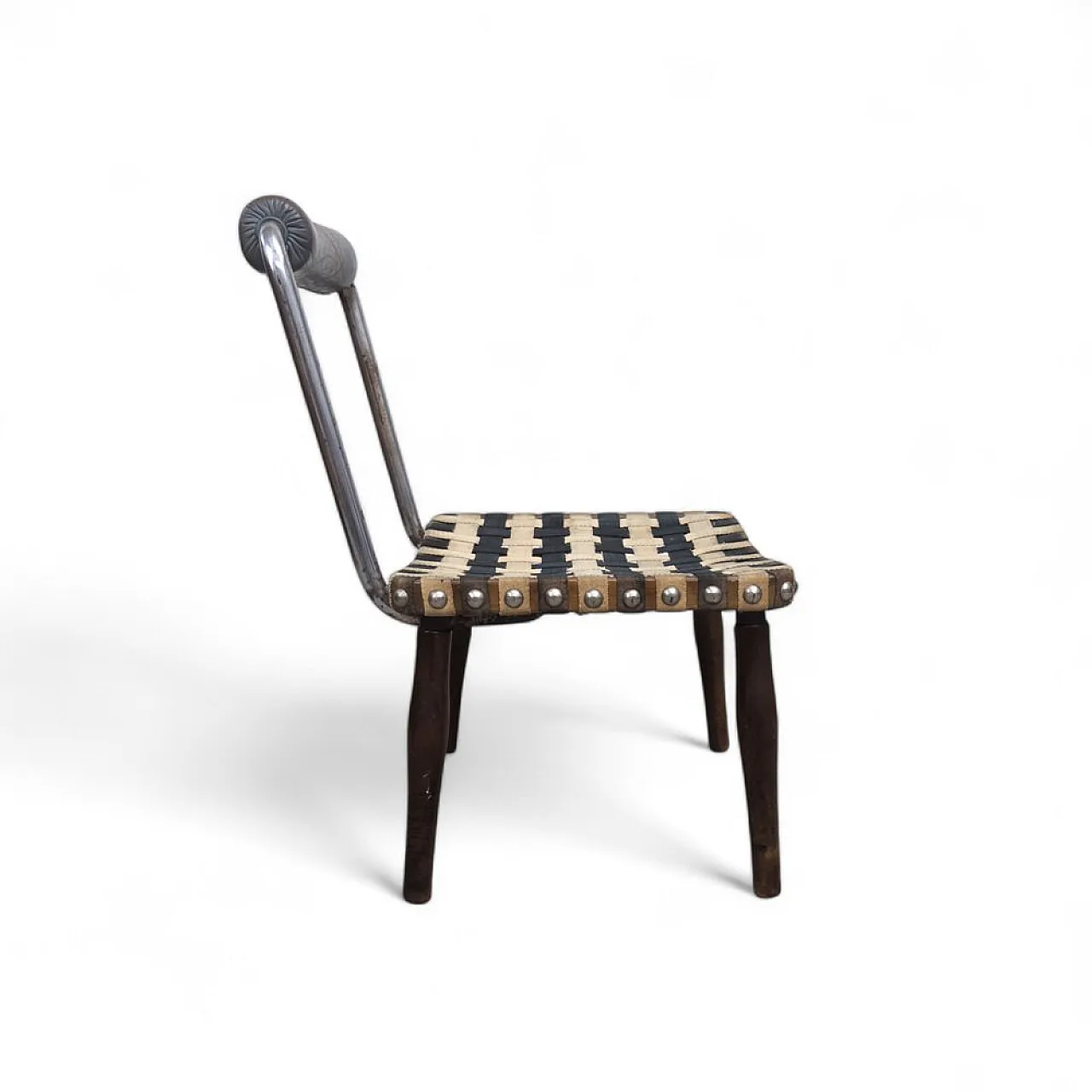 Modernist tubular steel Easy chair, 1940s 4