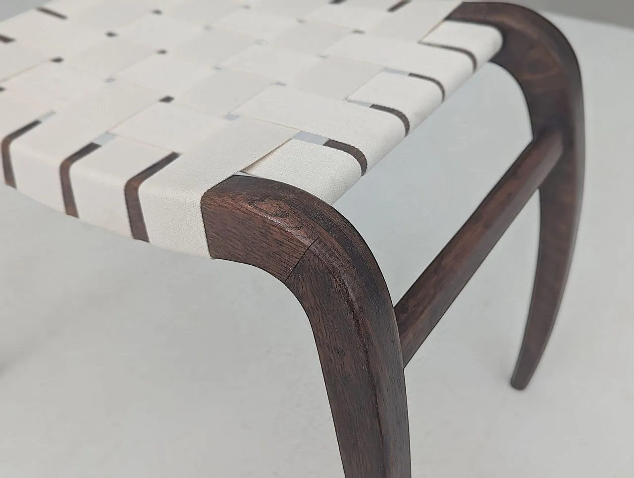 Pair of stools by Ladislav Bartoníček for Krásná Jizba, 1940s 12