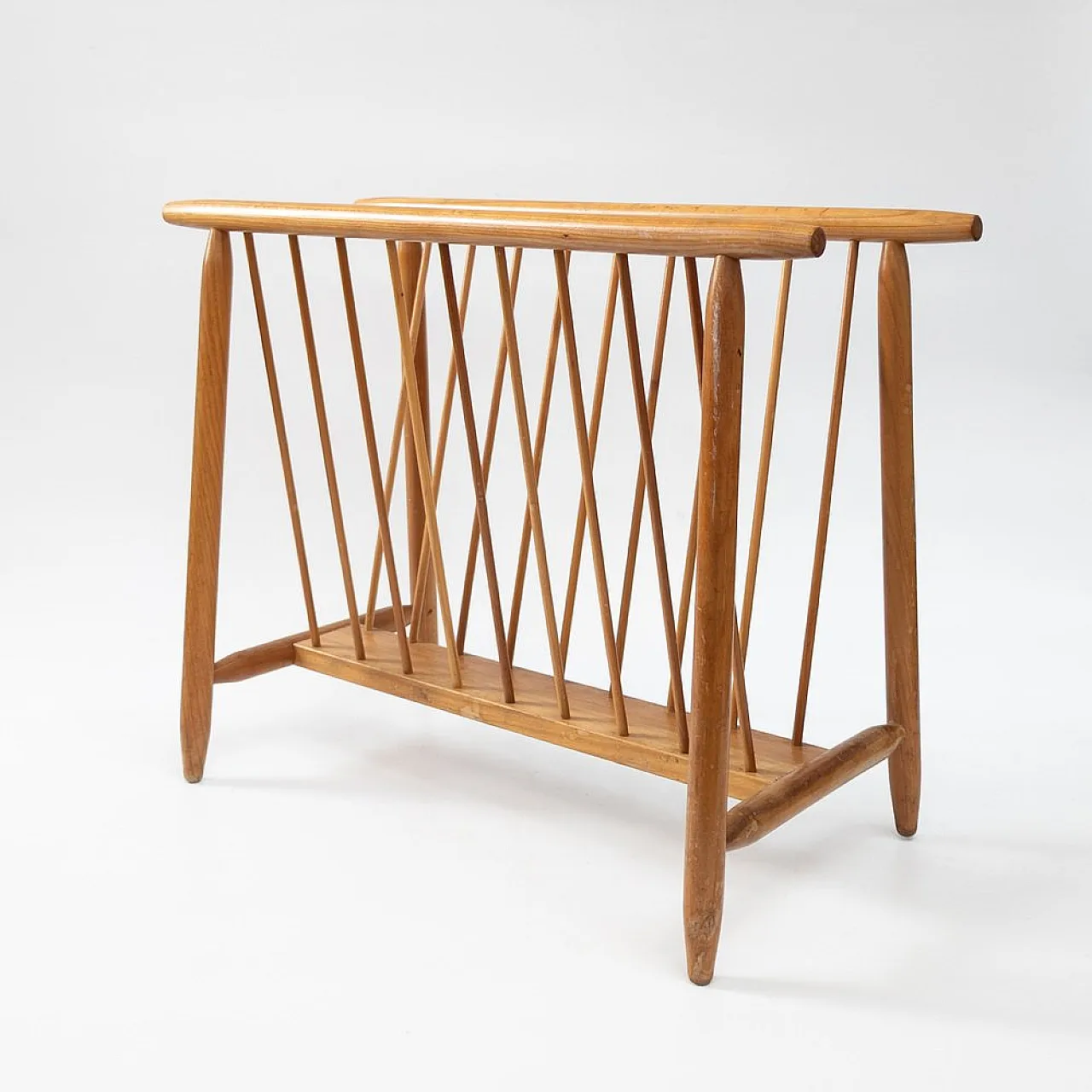 Mid-Century magazine rack from Úluv, 1960s 6