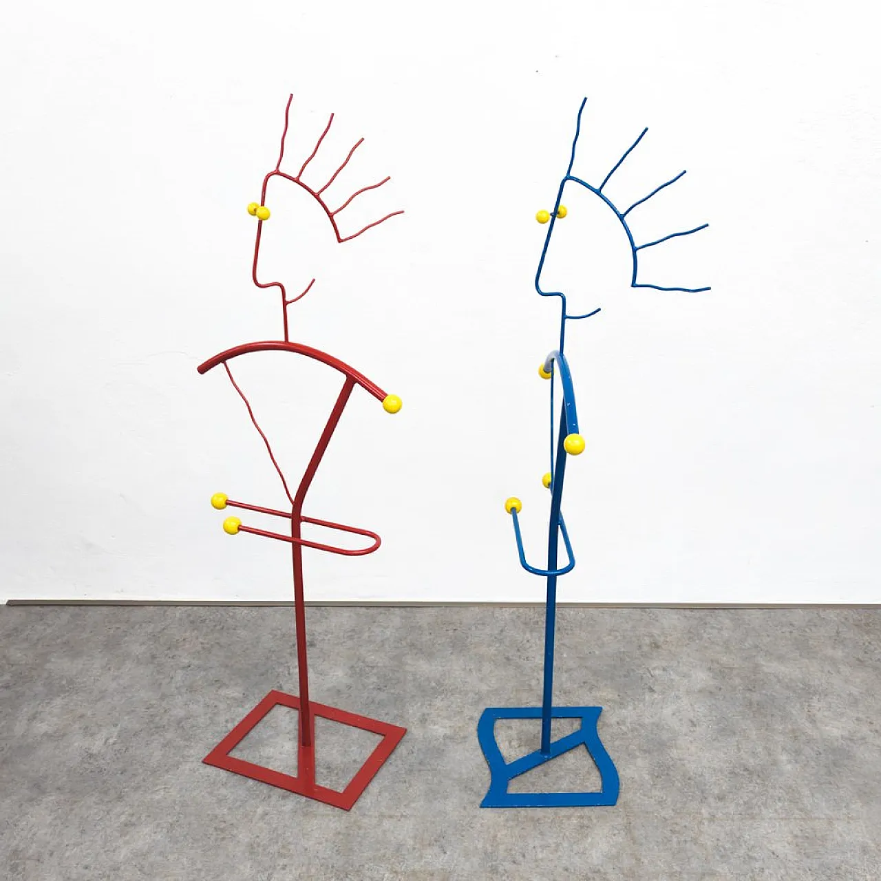 Pair of clothes racks, 1980s 3