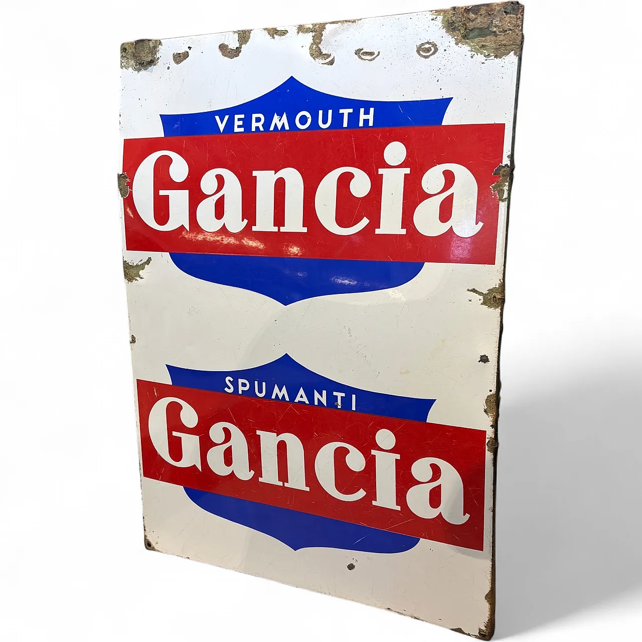 Iron advertising sign Gancia sparkling wines and Vermout, 1950s 10