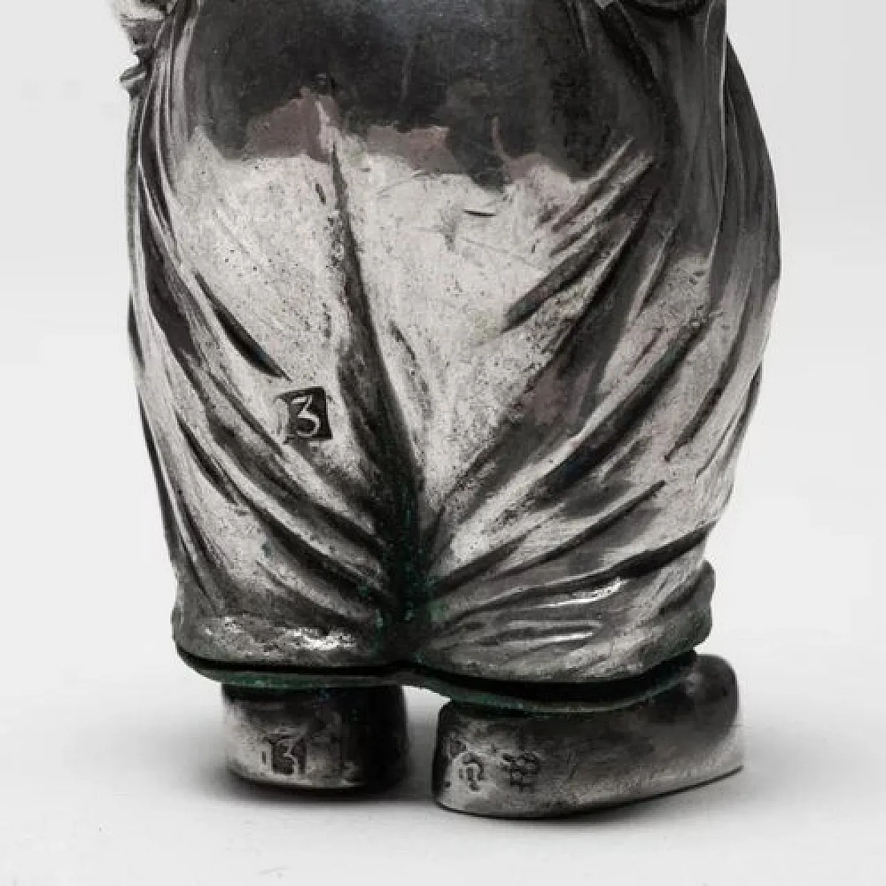 Olish silver miniature figure of a nobleman, 19th century 2