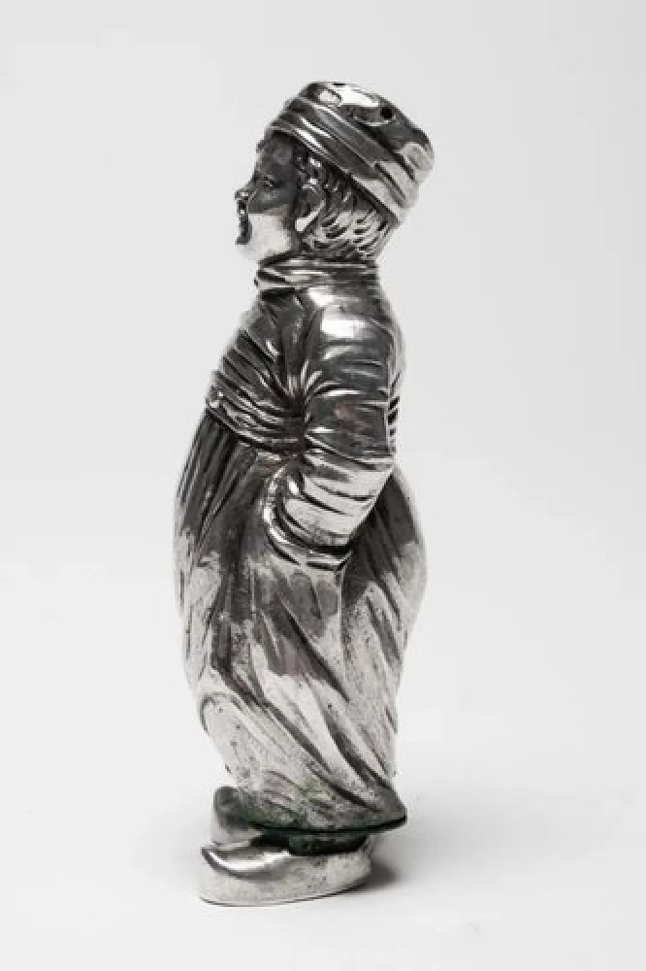 Olish silver miniature figure of a nobleman, 19th century 4