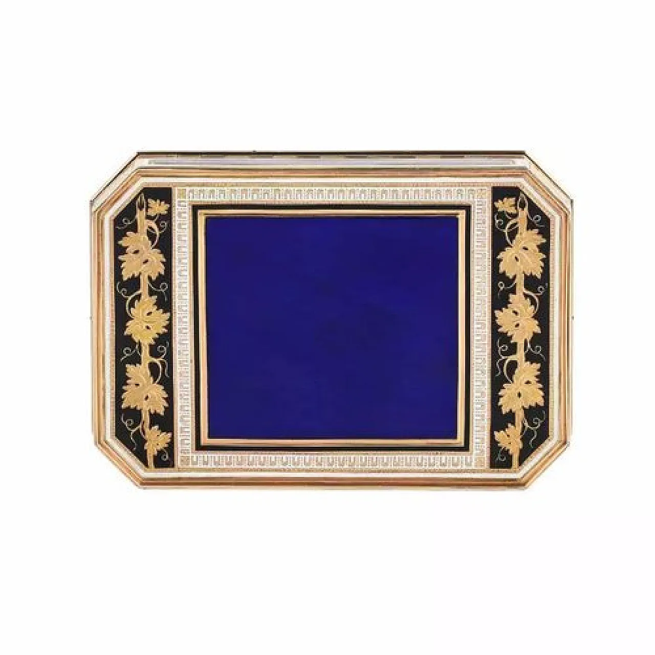 Gold snuffbox with enamel from Hanau, early 19th century 4