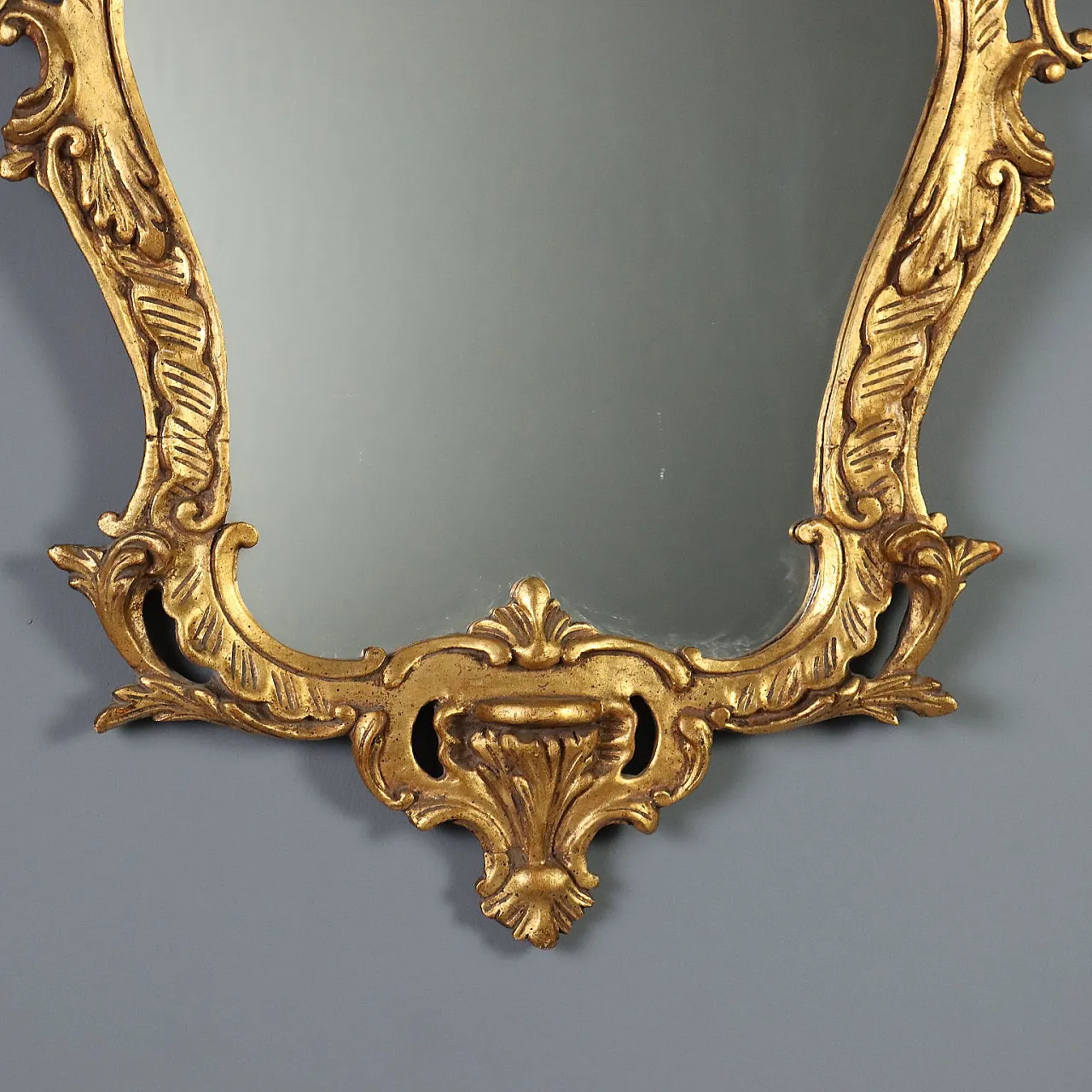 Specchiera in legno dorato stile Barocchetto, '900 7