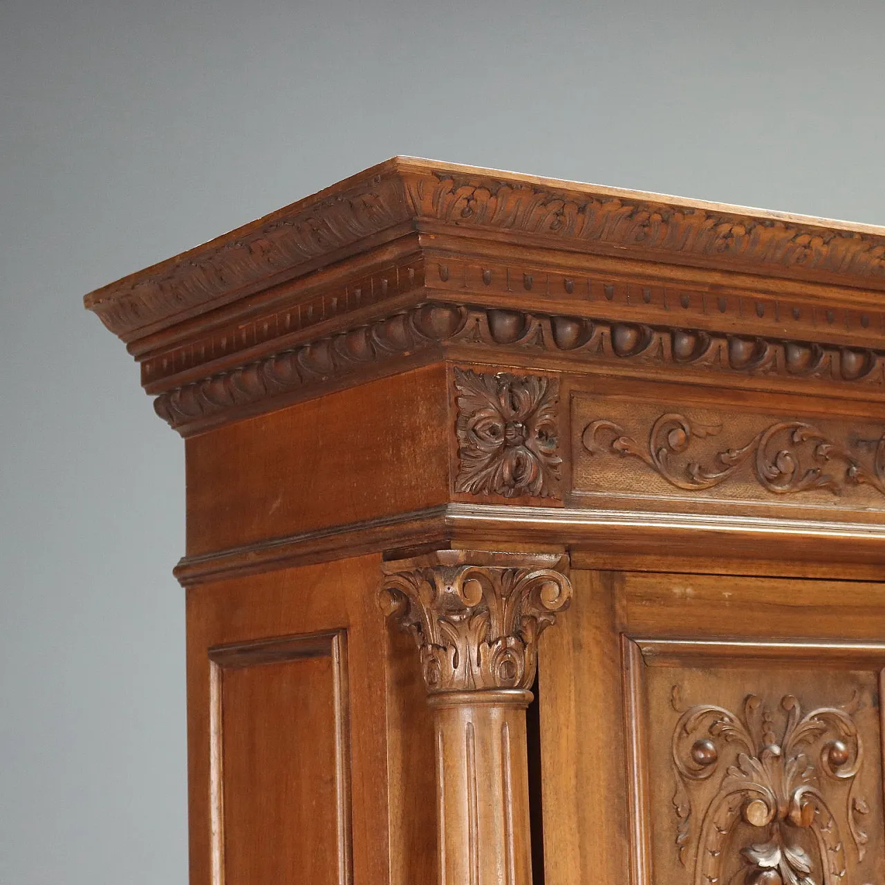 Credenza Neobarocca in noce, '800 4