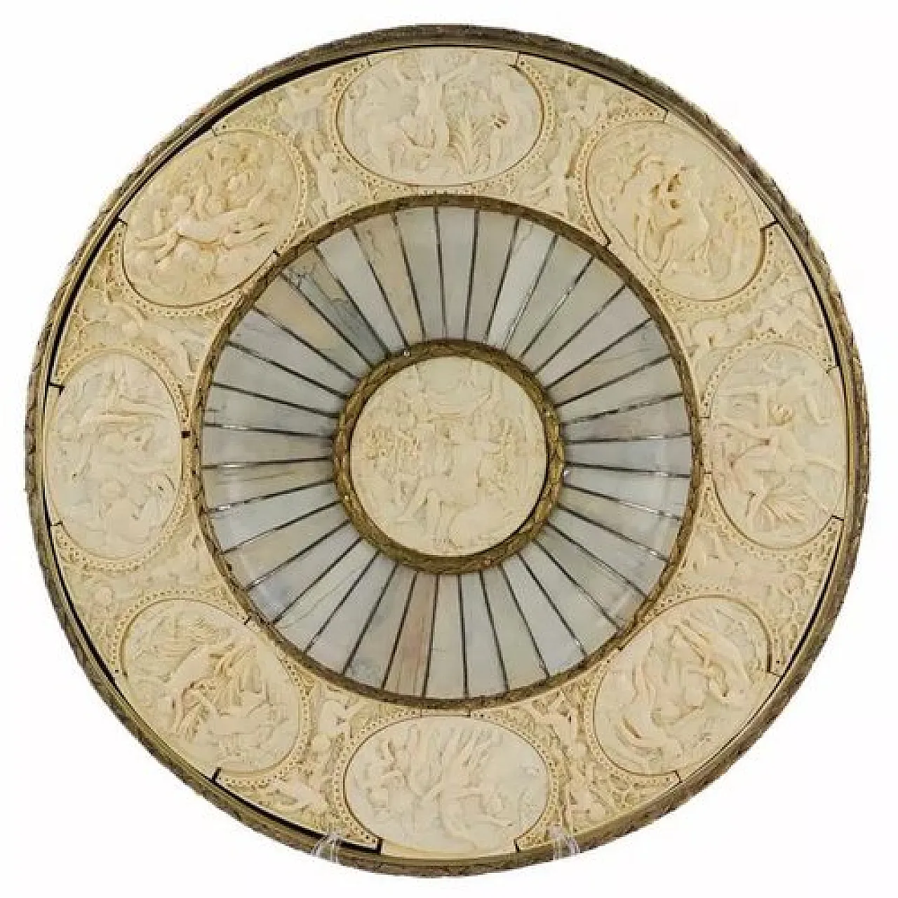 Piatto Bacchus alla maniera di Johann Michael Maucher, '800 1