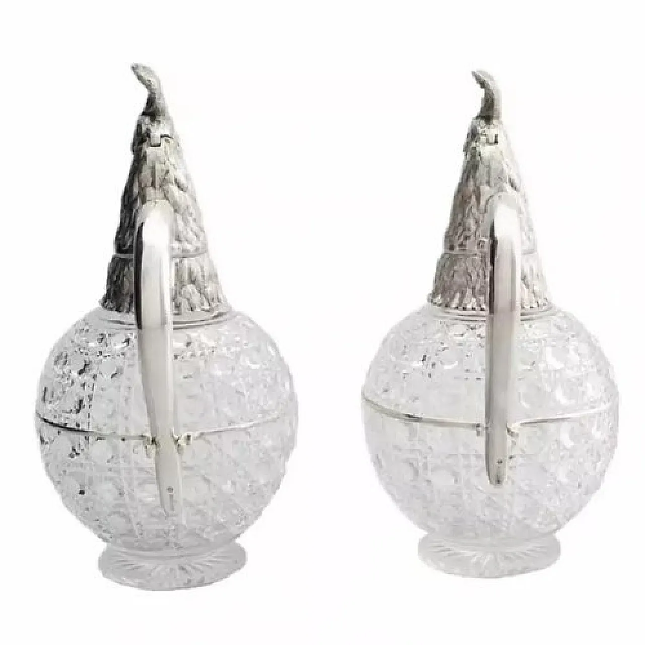 Pair of jugs by The Grachev Brothers Firm, St Petersburg, 20th century 3