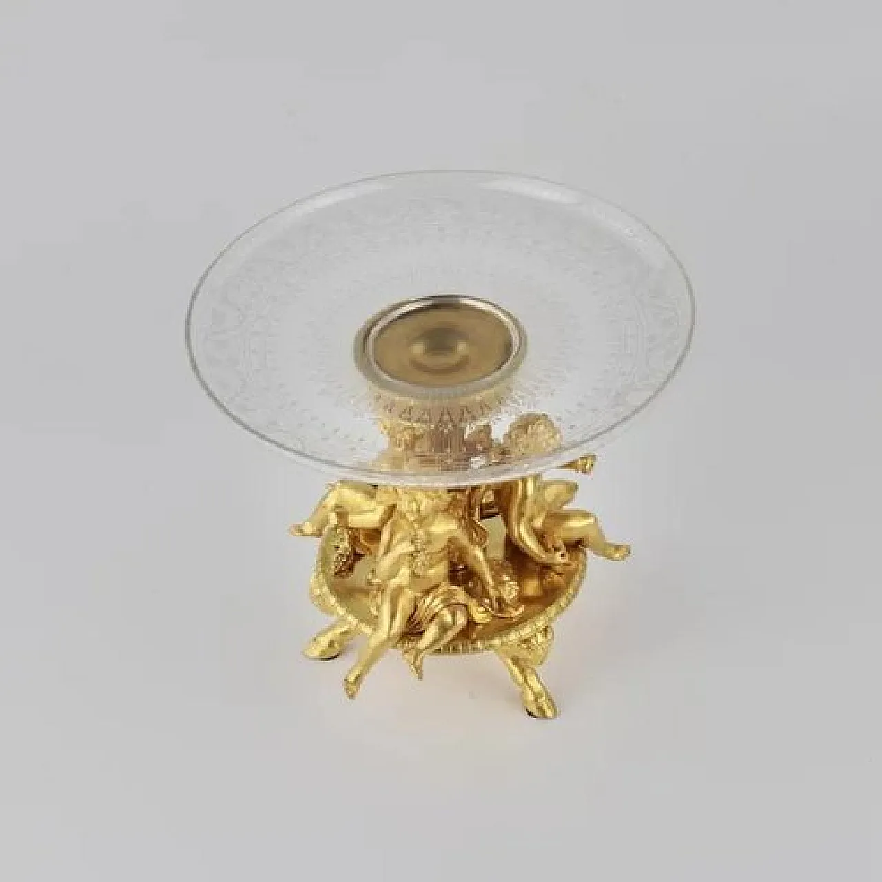 Bronze and glass centrepiece from Escalier de Cristal, 19th century 3