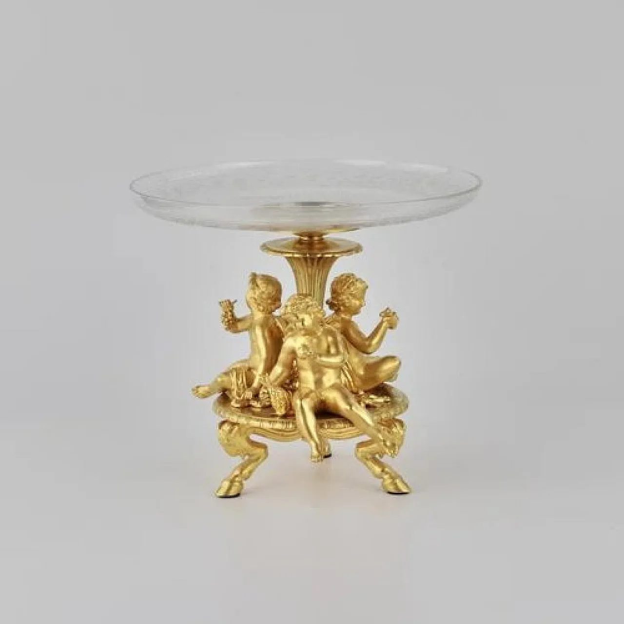 Bronze and glass centrepiece from Escalier de Cristal, 19th century 4