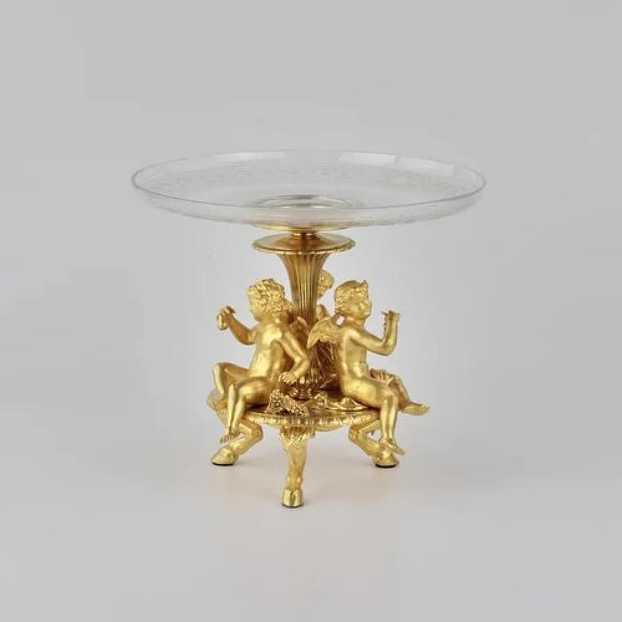 Bronze and glass centrepiece from Escalier de Cristal, 19th century 5