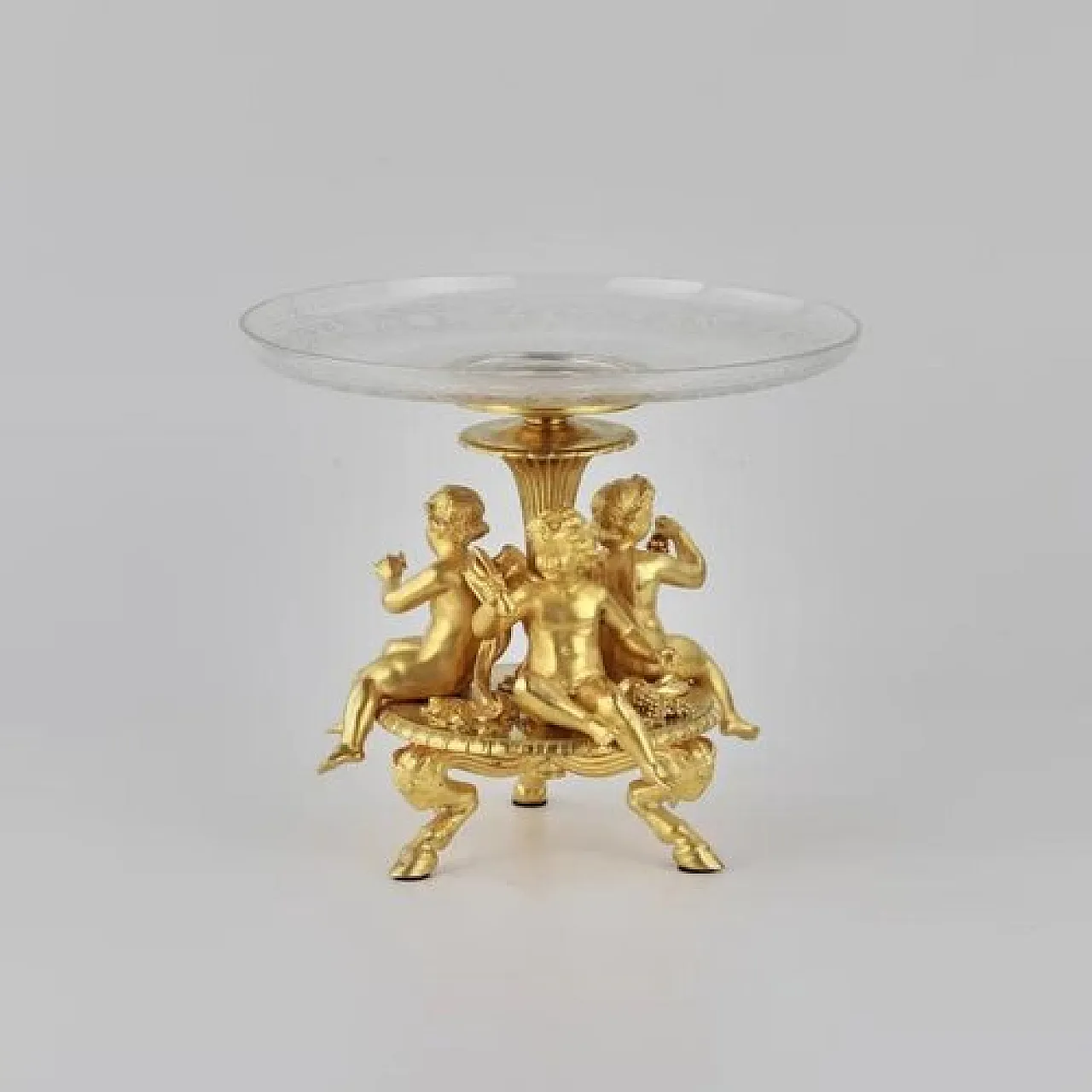 Bronze and glass centrepiece from Escalier de Cristal, 19th century 6