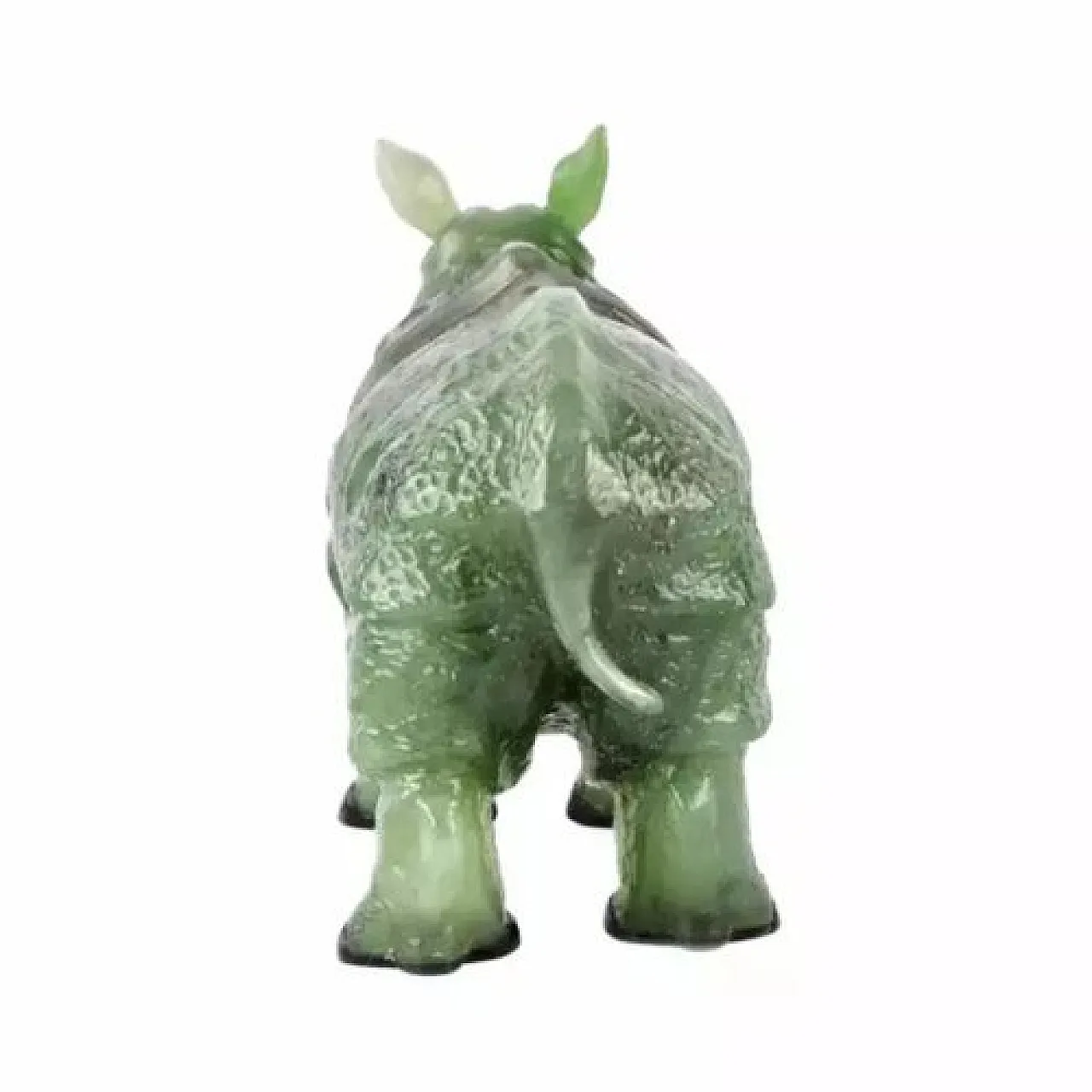 Jade Rhinoceros in the style of Fabergé, 2000s 4
