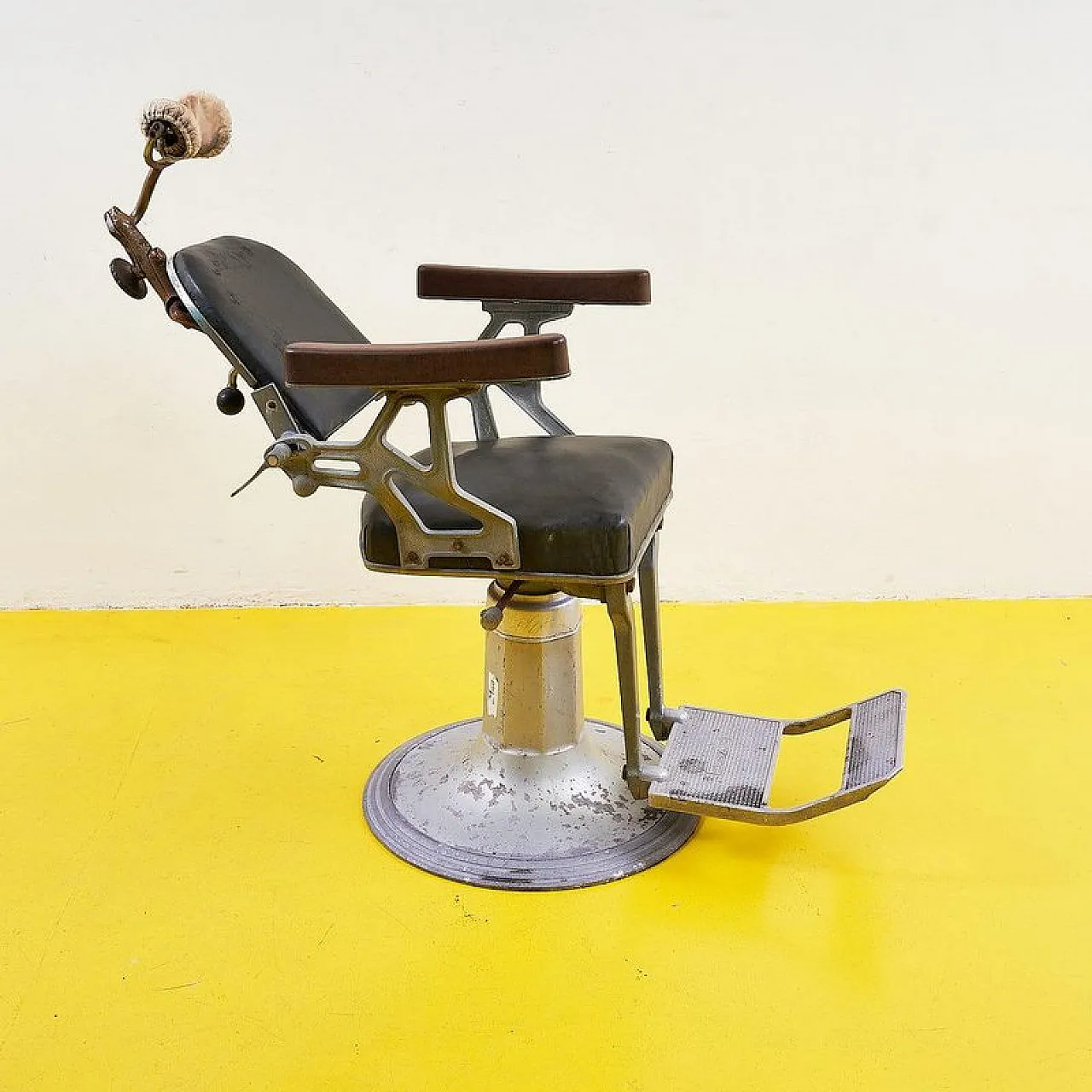 Metal barber stool, 1950s 7