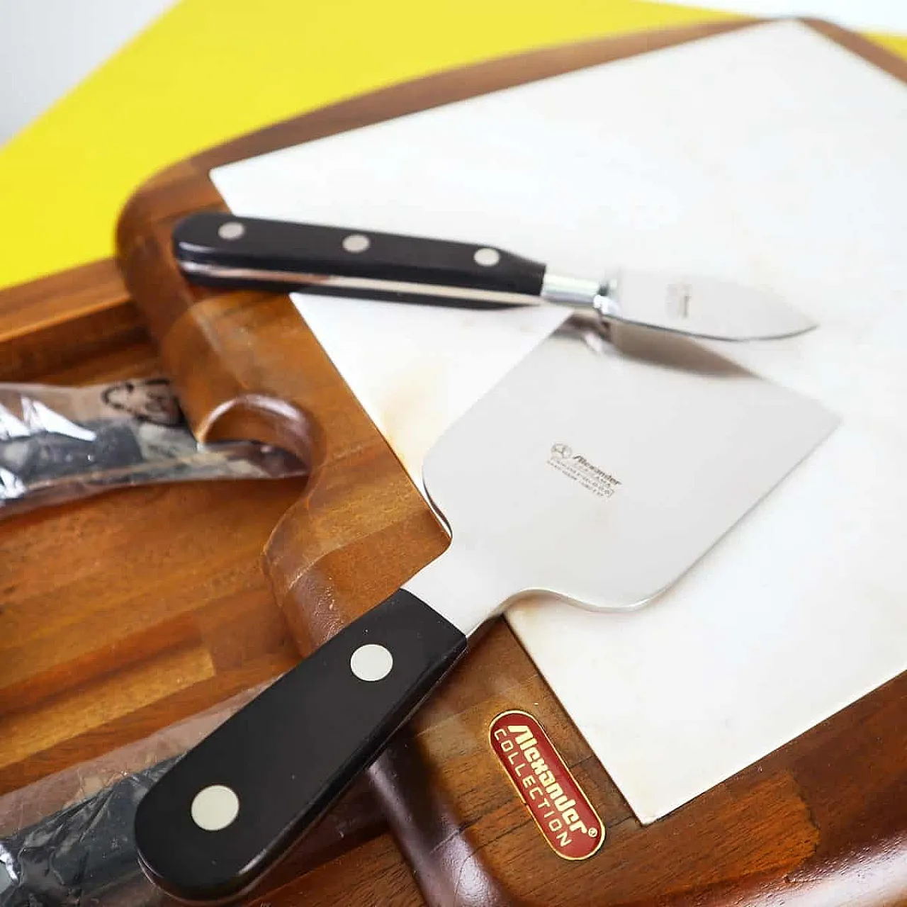 Cutting board with knives from Alexander Collection, 1980s 6