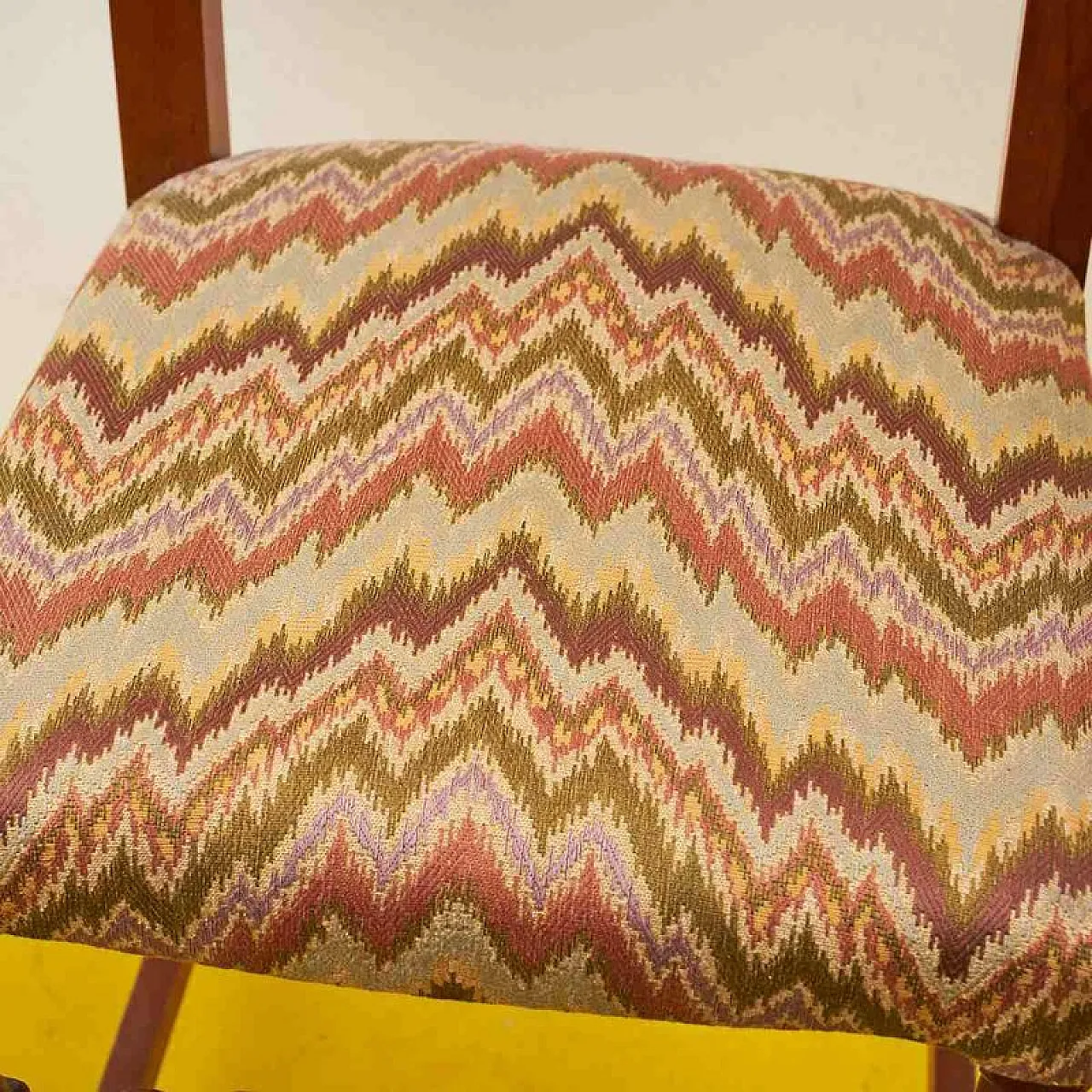 6 Spool chairs in wood, 1970s 8