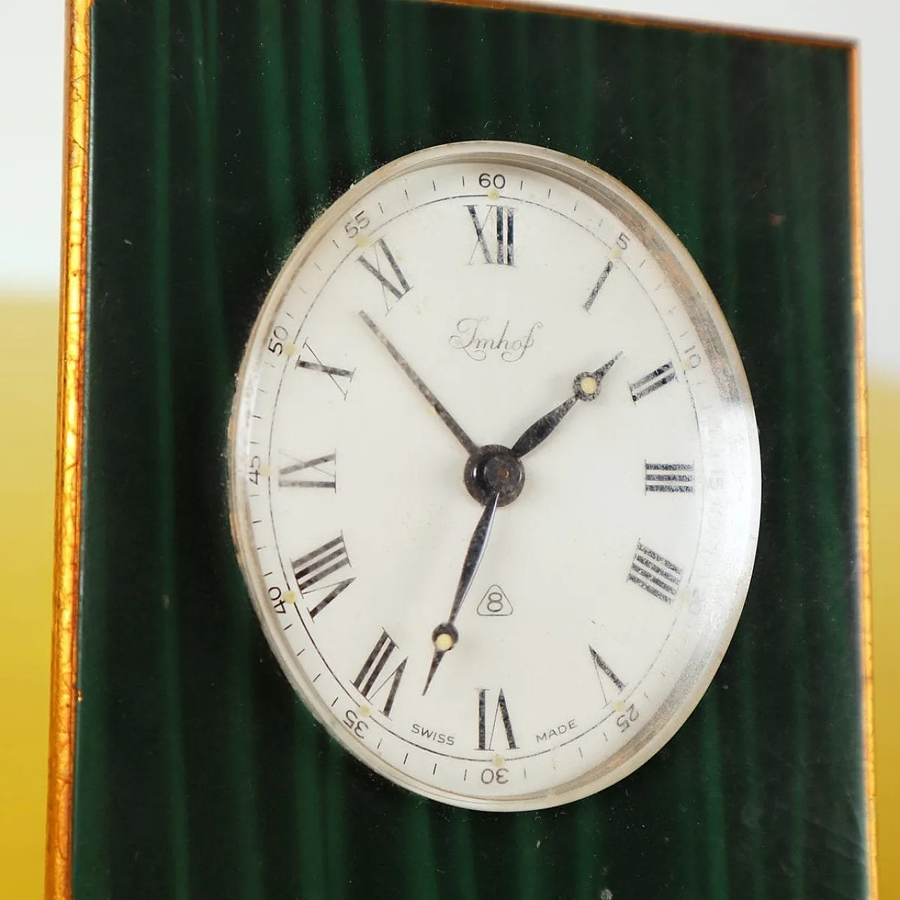 Chrome-plated table clock, 1970s 2