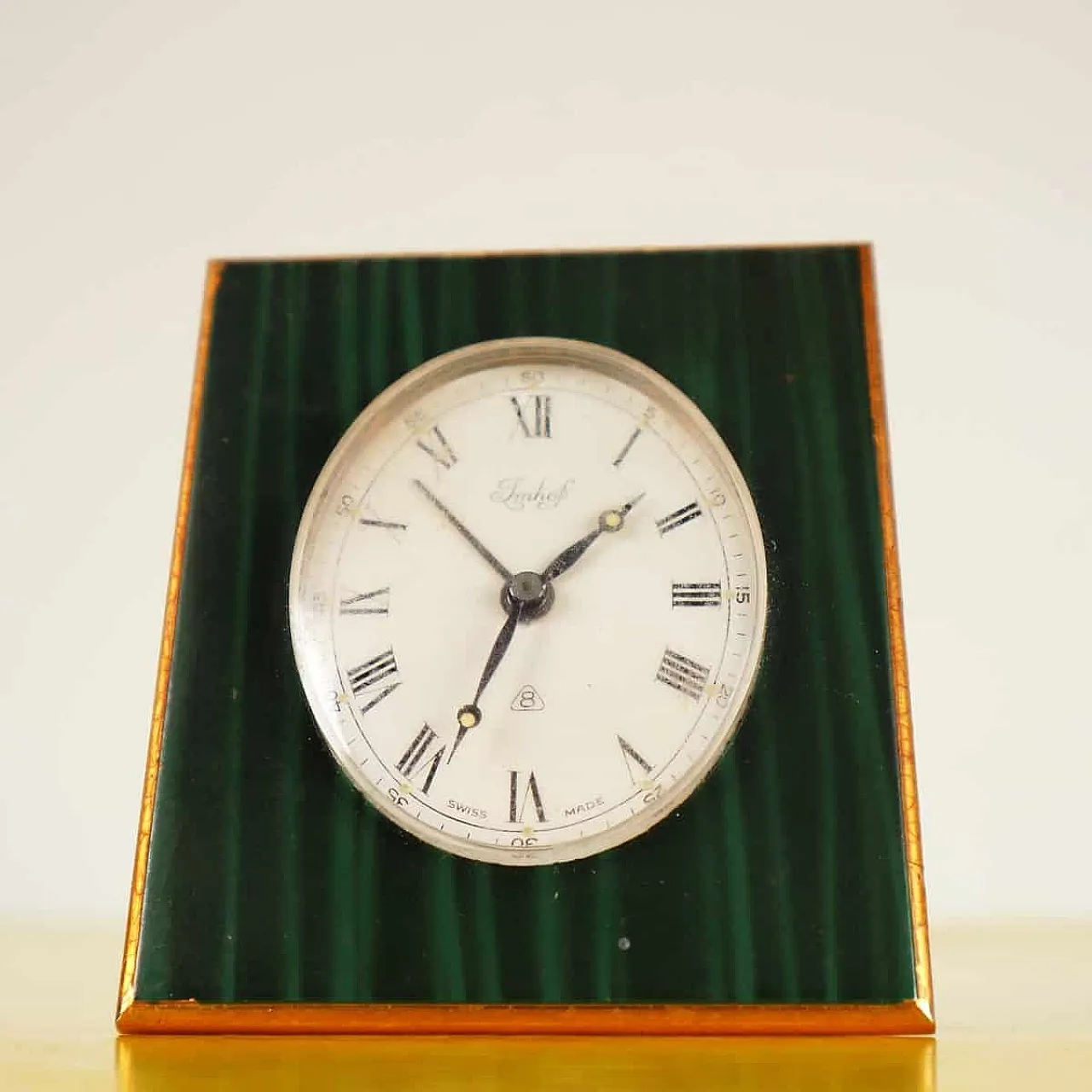Chrome-plated table clock, 1970s 7