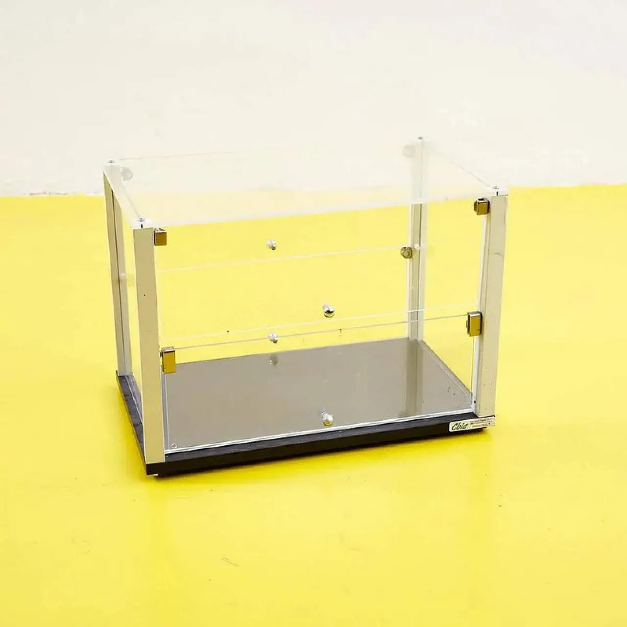 Display box in transparent acrylic, 1980s 1