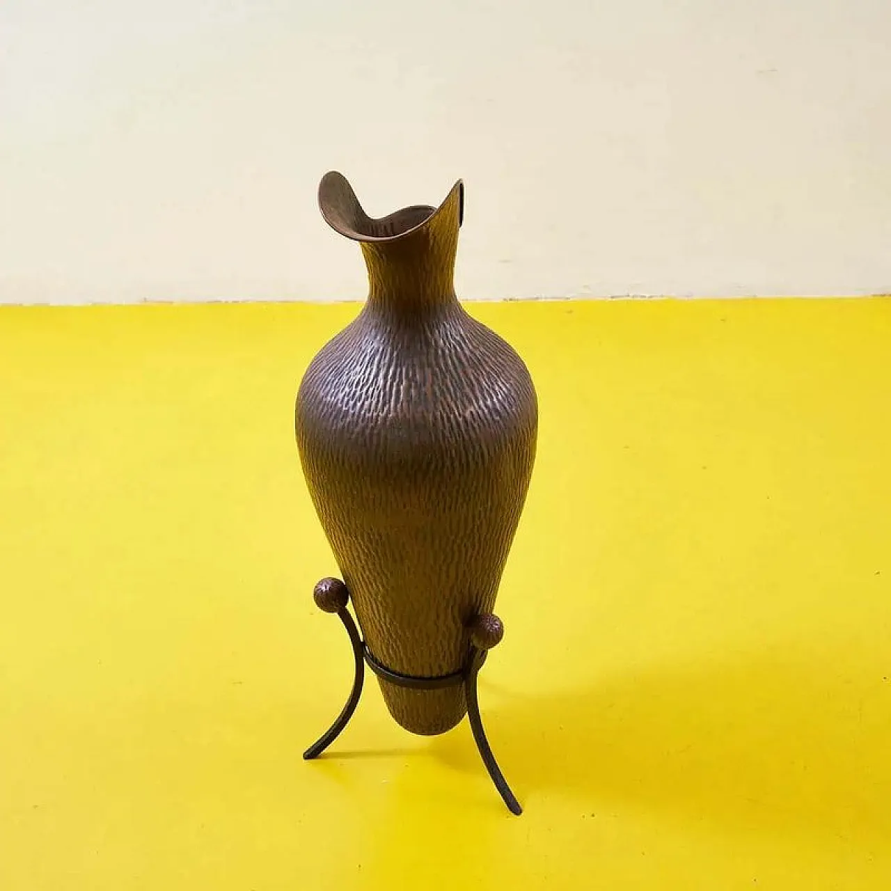 Hammered Copper Jug, Italy, 1990s 1