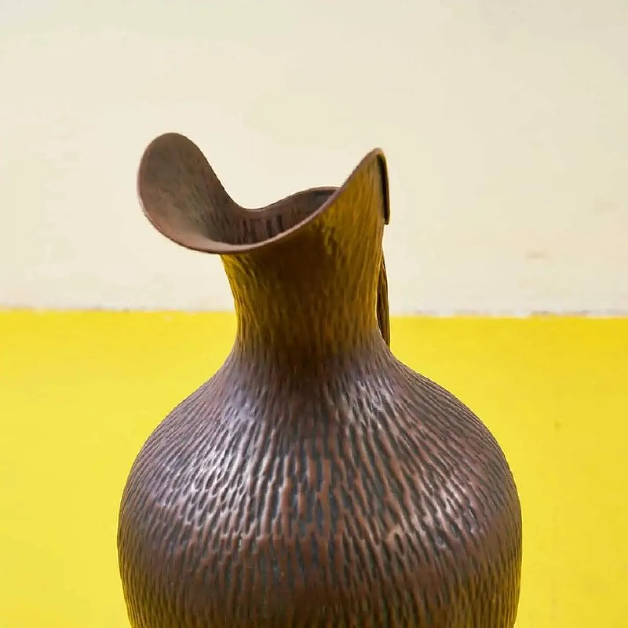 Hammered Copper Jug, Italy, 1990s 3