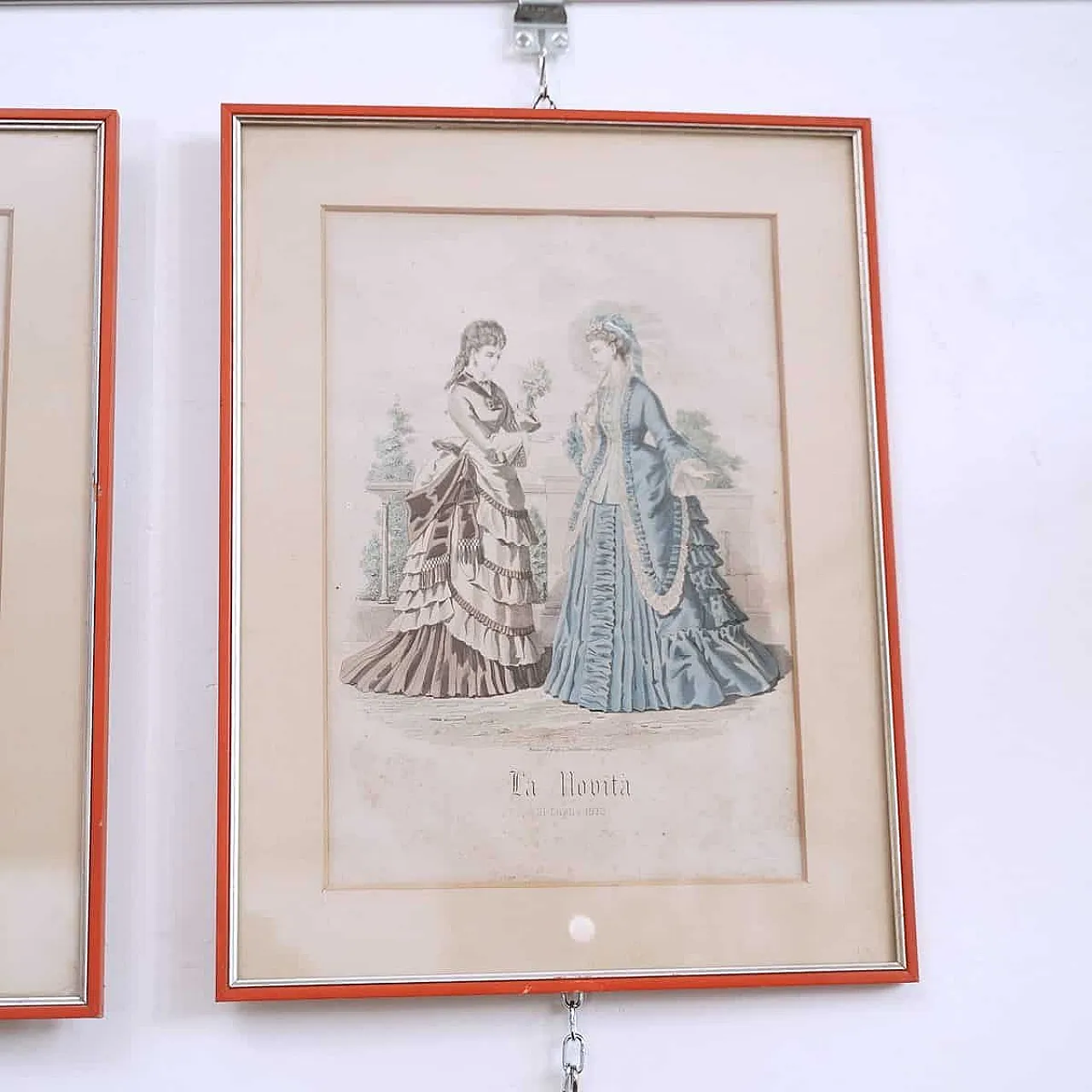 Composizione figurativa, XVIII secolo, Xilografia ad acquarello, set di 12 3