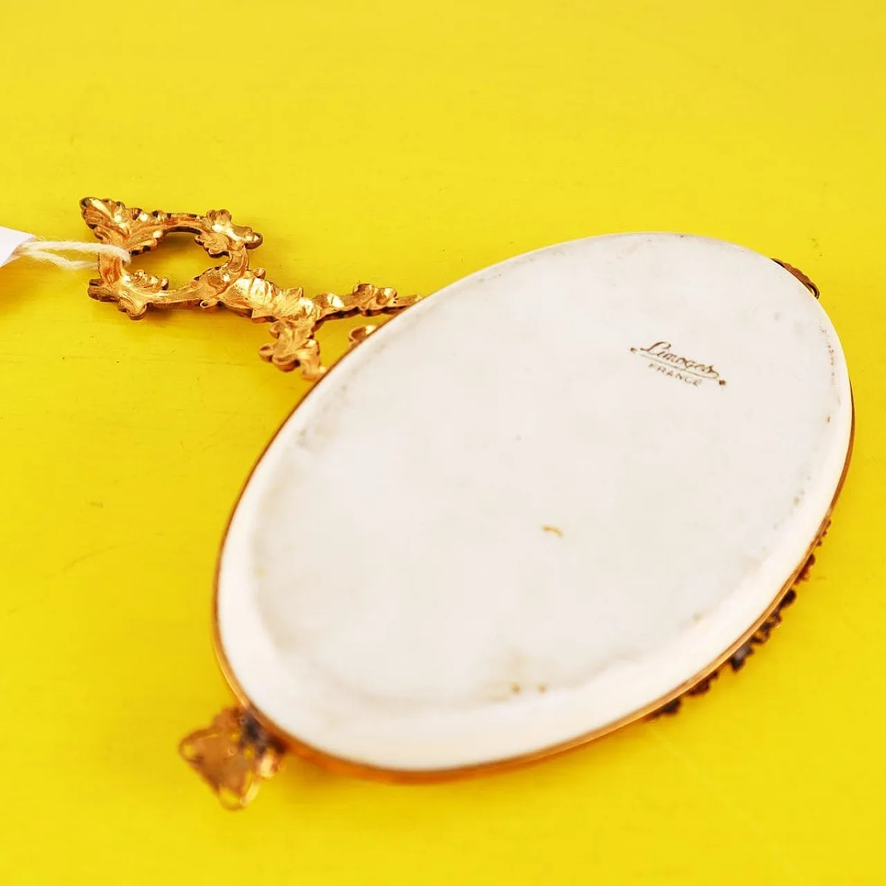 Limoges Ceramic Ashtray with Handle 9