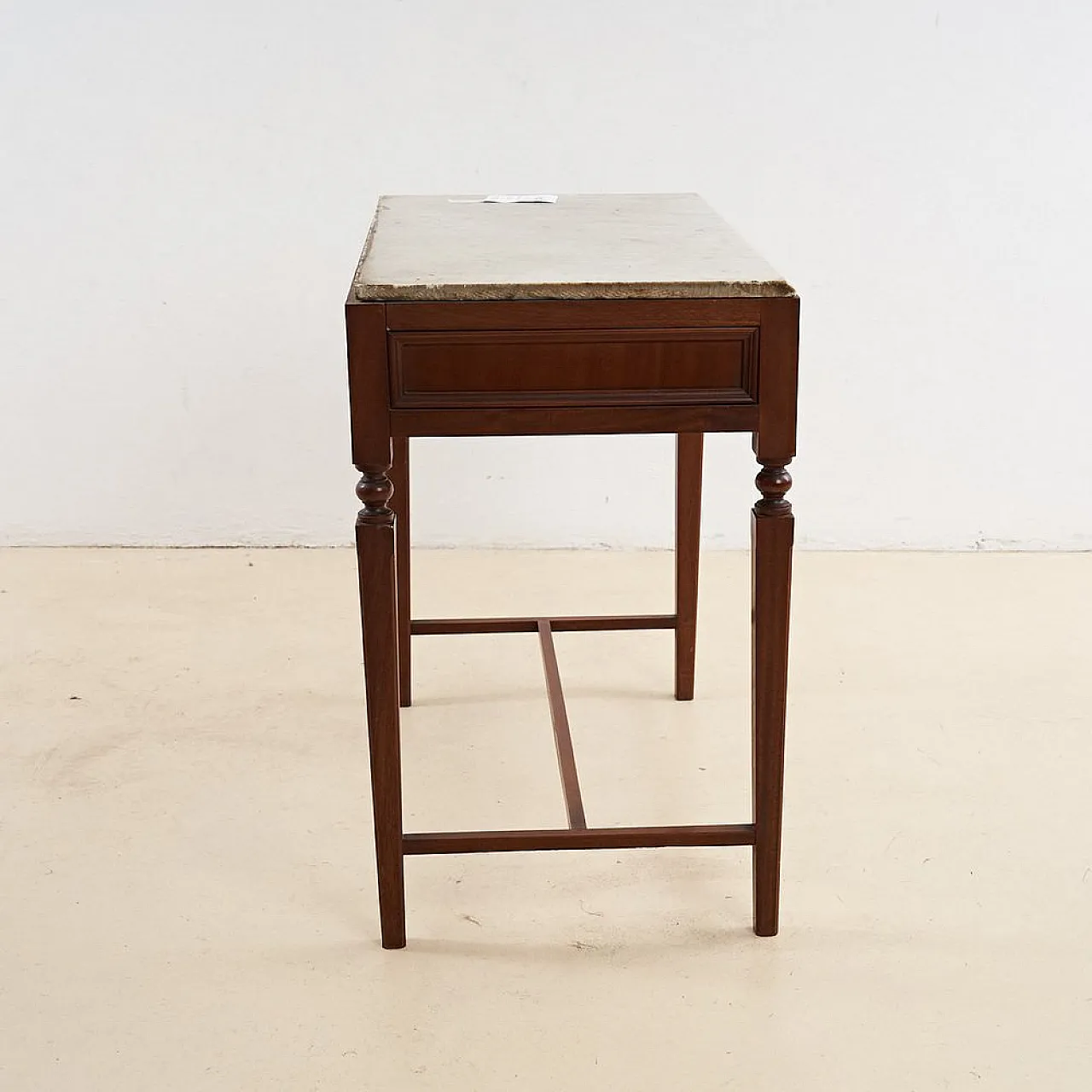 2 drawerDesk with Marble Top, 1930s 3