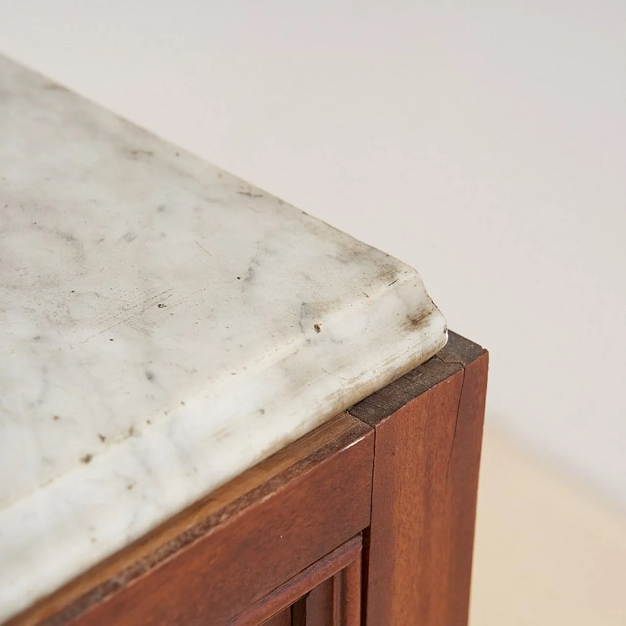 2 drawerDesk with Marble Top, 1930s 10