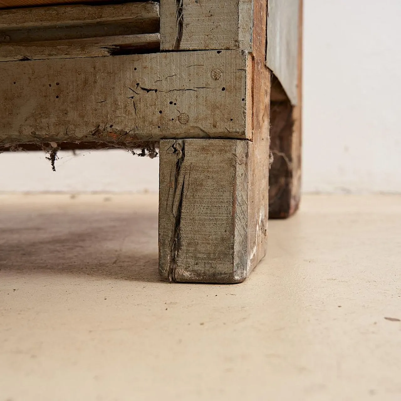 Wooden Work bench with Vice and Drill, 1930s 10
