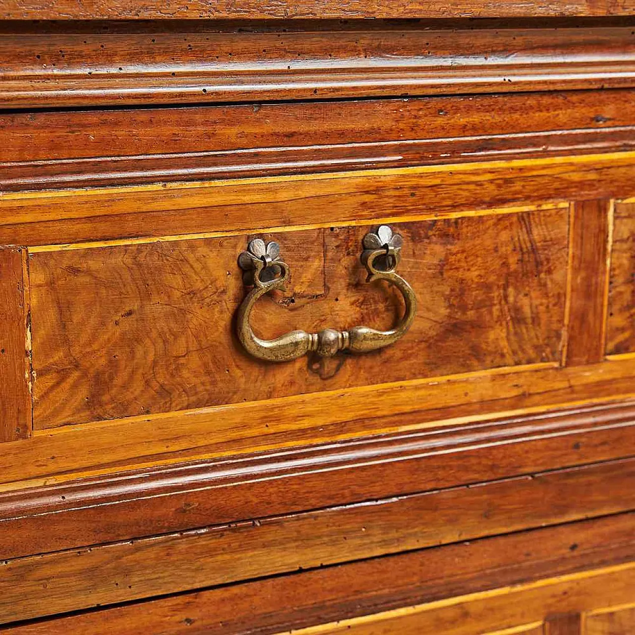 Wooden inlaid Chest of Drawers, 20th century 9