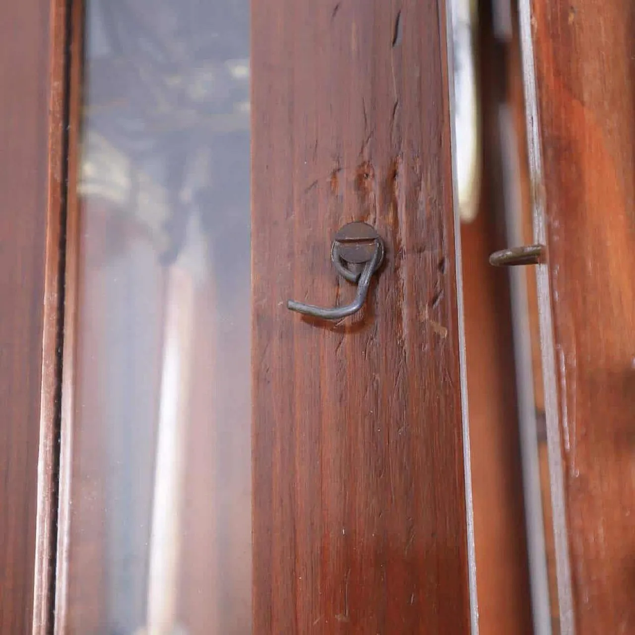 Wall Pendulum Clock in wood eith horse, 20th centrury 11