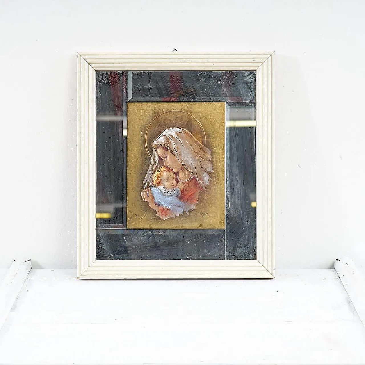 Carlo Parisi, Madonna con Bambino, dipinto, anni 2000 1