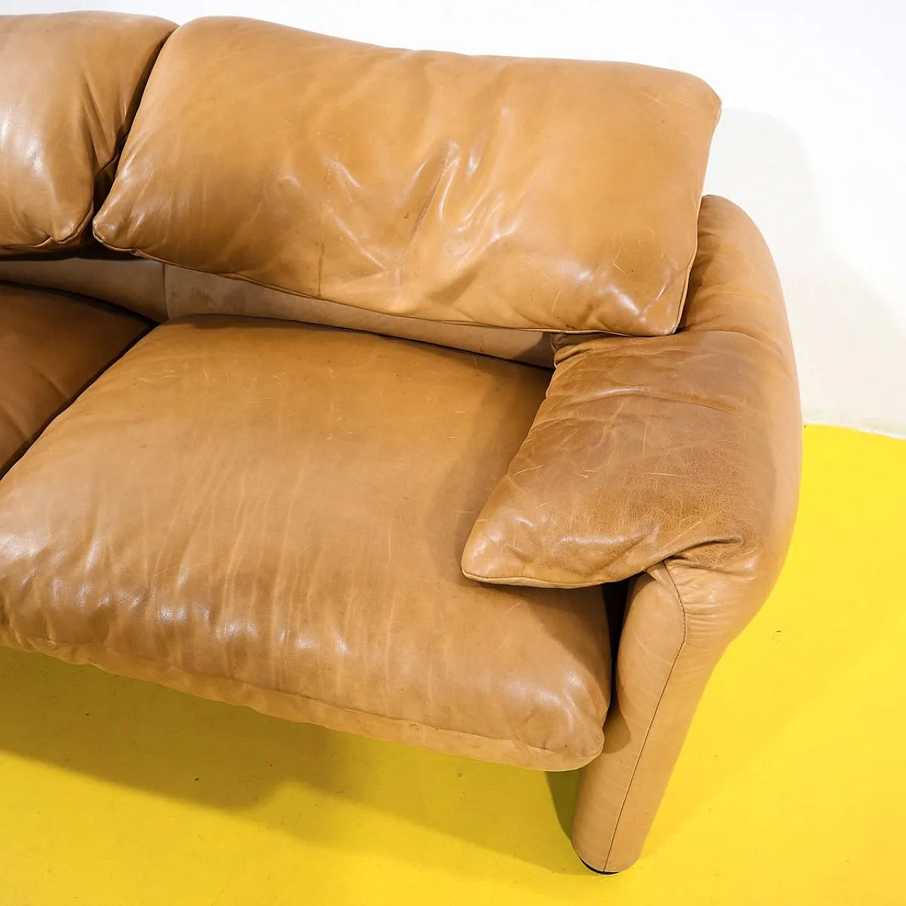 Maralunga living room by Vico Magistretti for Cassina, 1970s 3