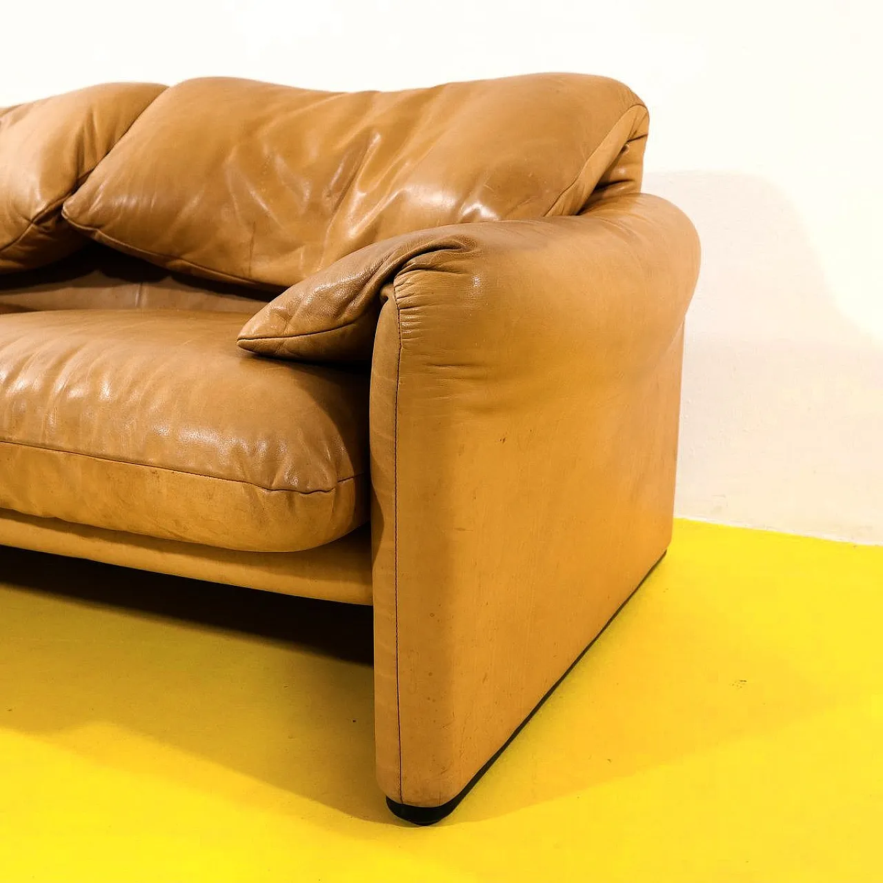Maralunga living room by Vico Magistretti for Cassina, 1970s 5