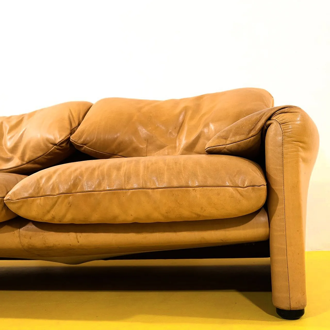 Maralunga living room by Vico Magistretti for Cassina, 1970s 7