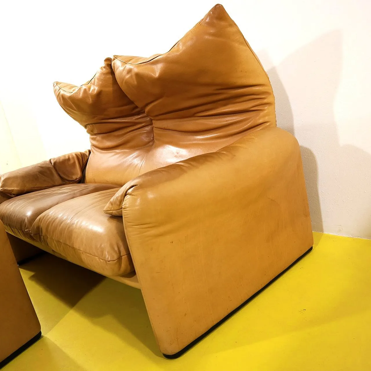Maralunga living room by Vico Magistretti for Cassina, 1970s 12