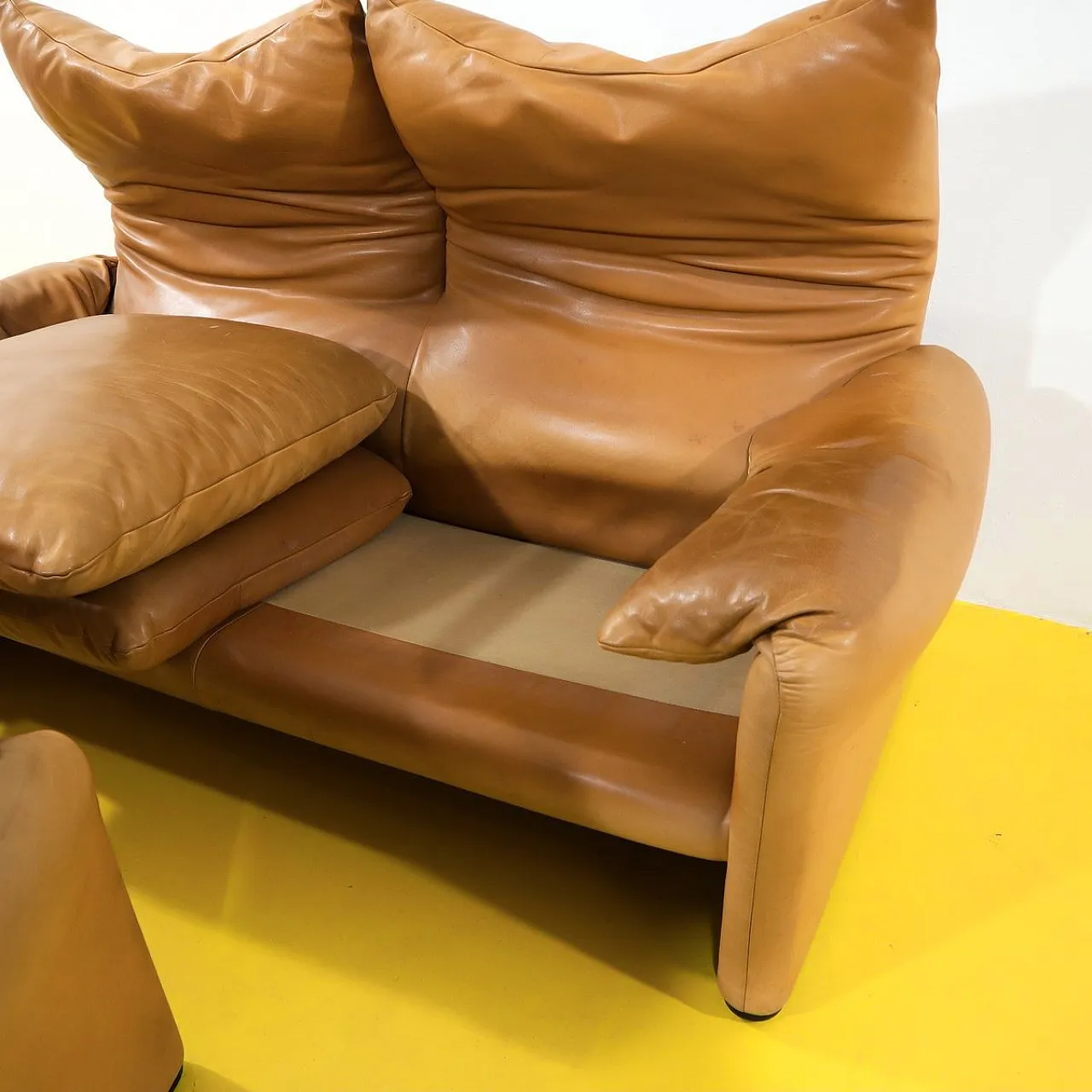 Maralunga living room by Vico Magistretti for Cassina, 1970s 13