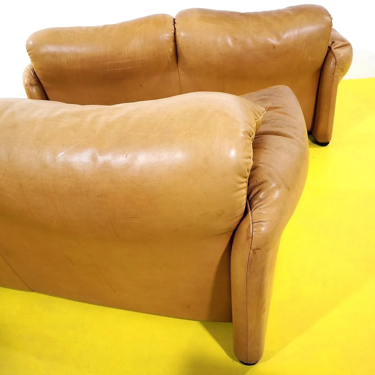 Maralunga living room by Vico Magistretti for Cassina, 1970s 20