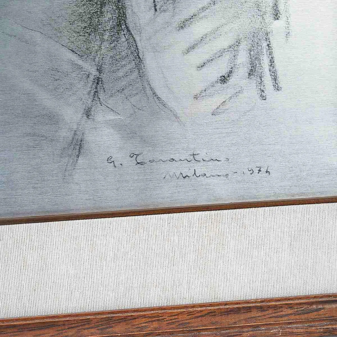 Giuseppe Tarantino, Senza titolo, litografia su tavola, anni '70 2